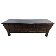 Mesa Baja Rústica Provicial Siglo XIX Cocktail Coffee Table