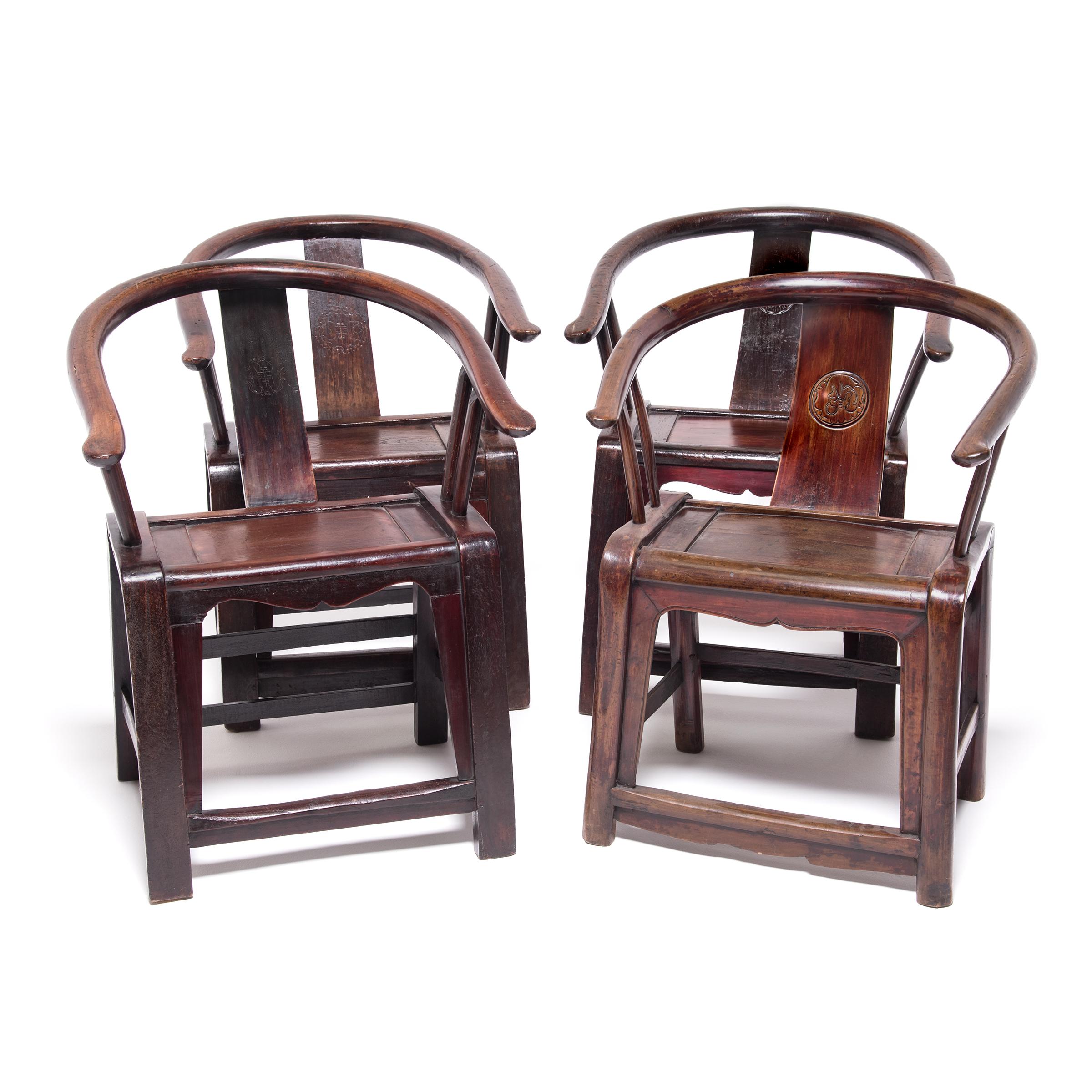 19th Century Provincial Chinese Roundback Chair 1