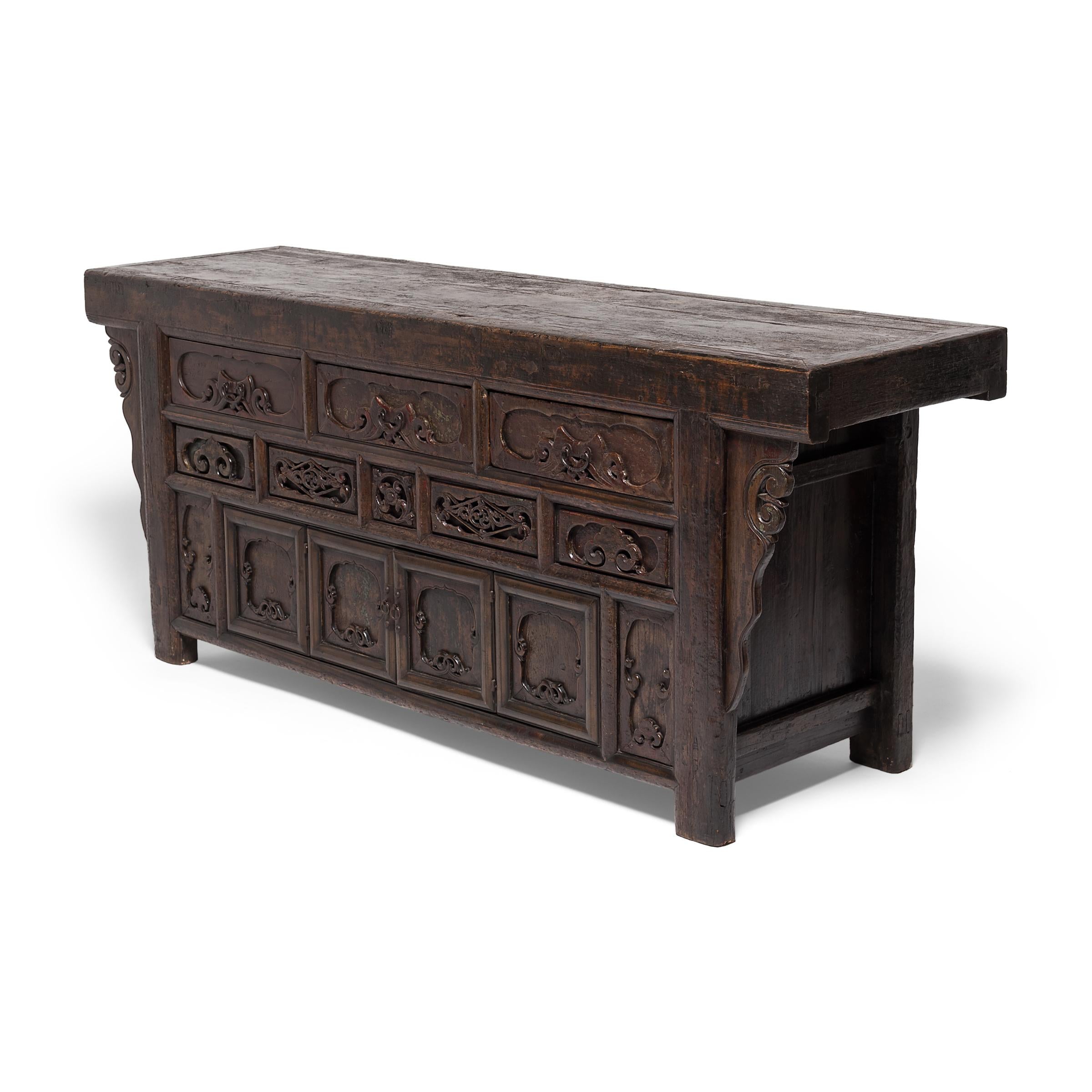 Qing 19th Century Provincial Chinese Sideboard