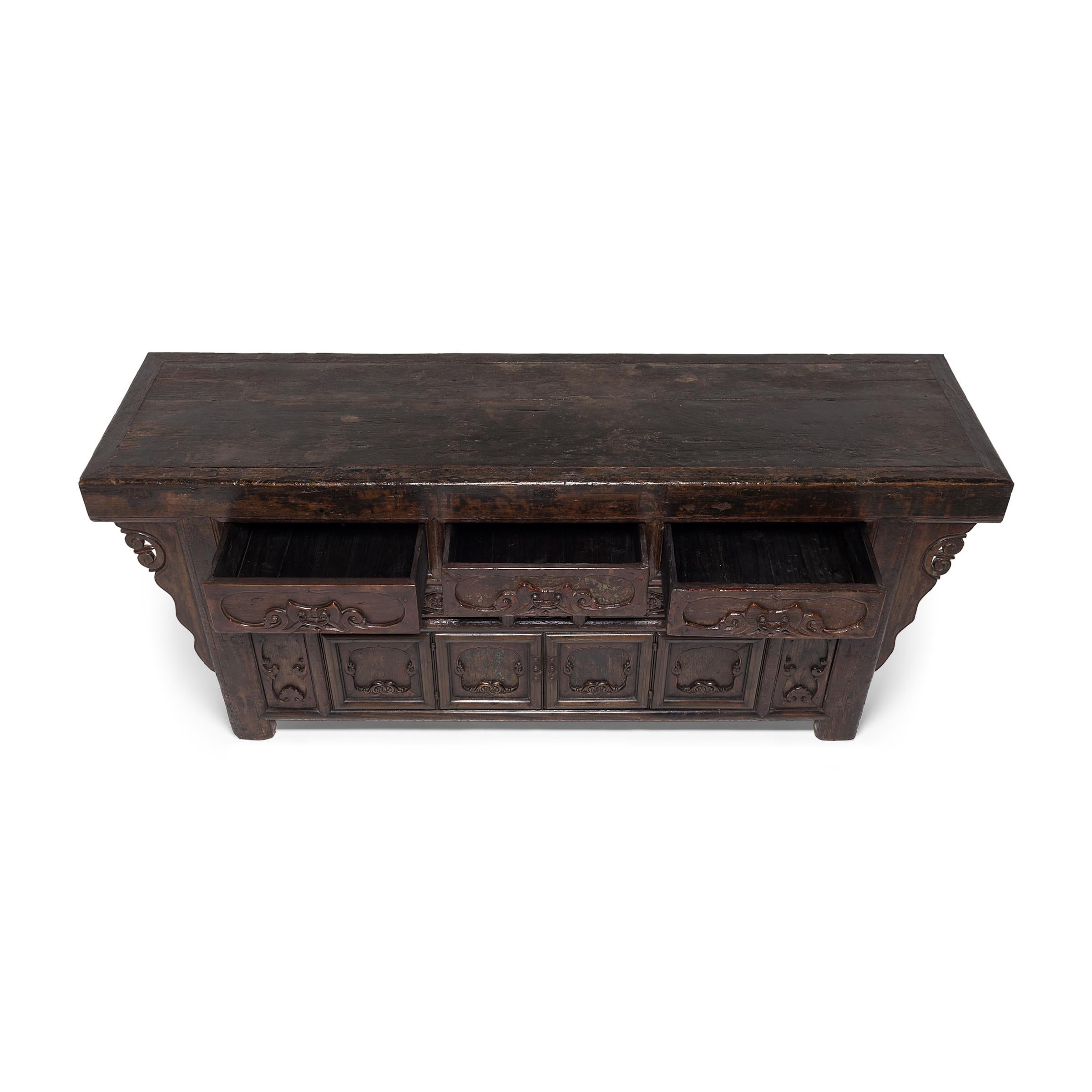 19th Century Provincial Chinese Sideboard 1