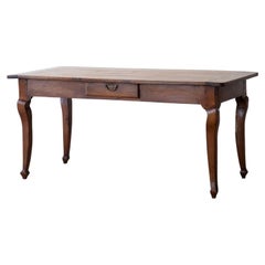 19th Century Provincial French Cherrywood Farmhouse Dining Table
