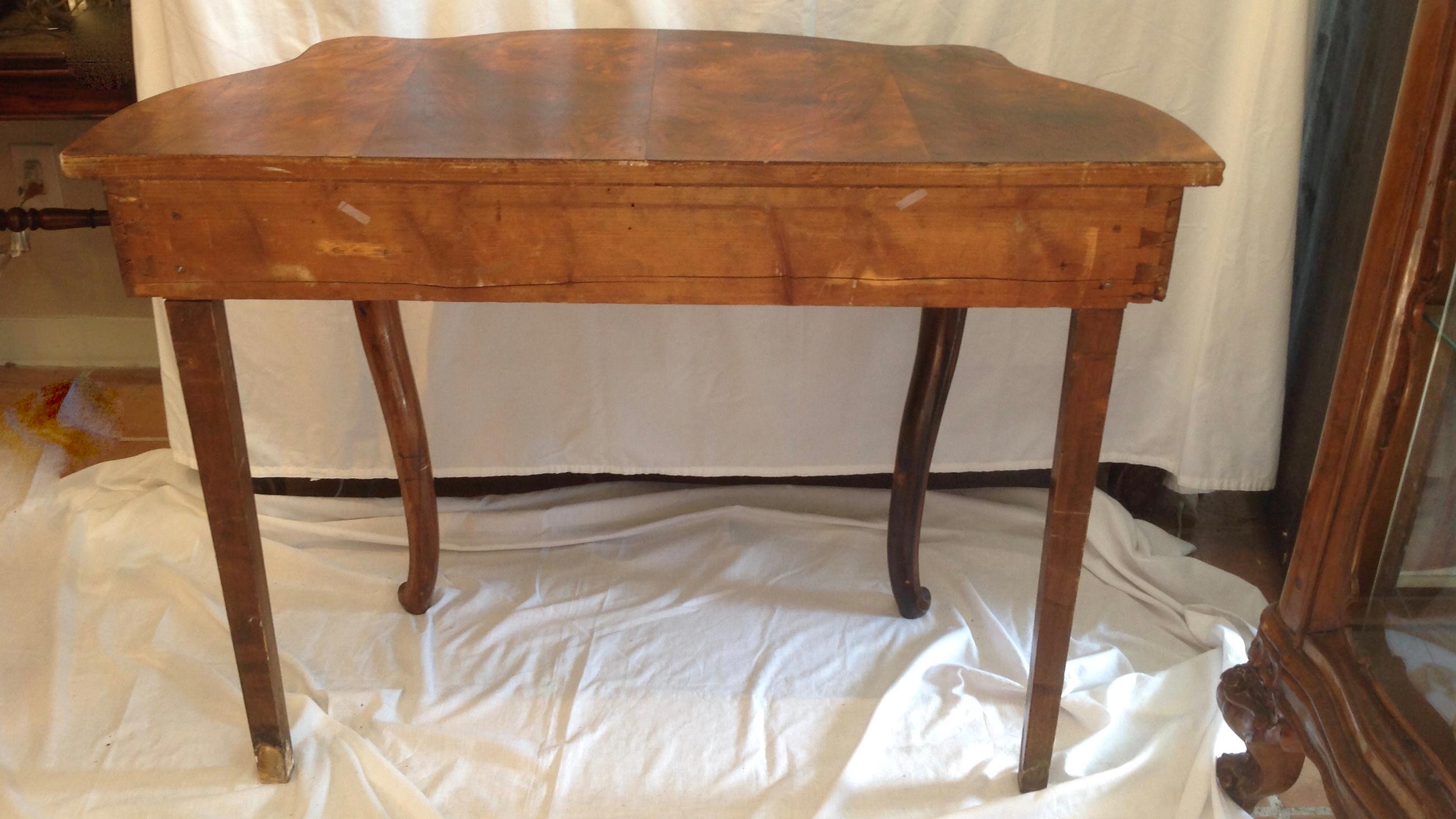 19th Century Provincial French Walnut Console Table 5