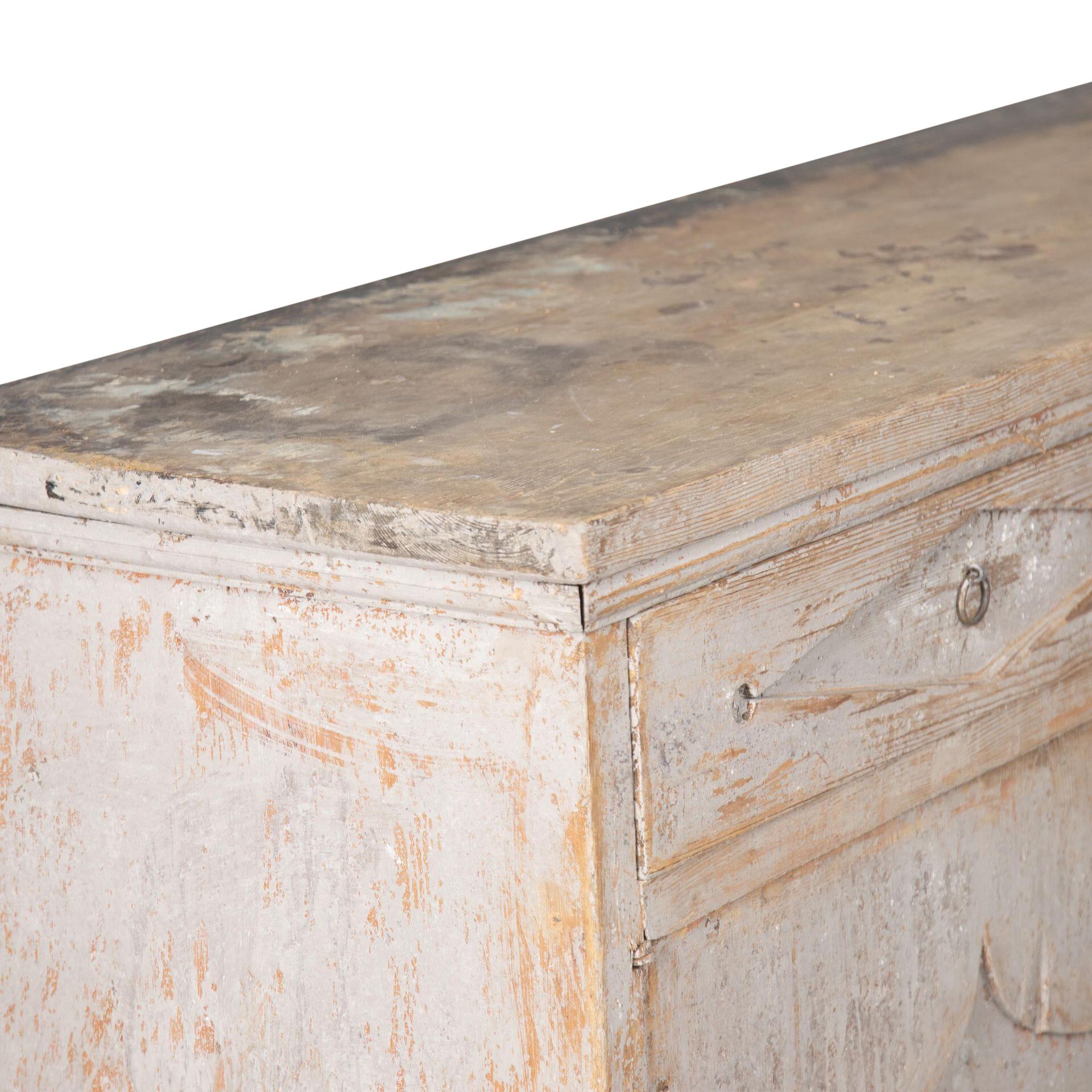 19th Century Provincial Gustavian Buffet For Sale 1