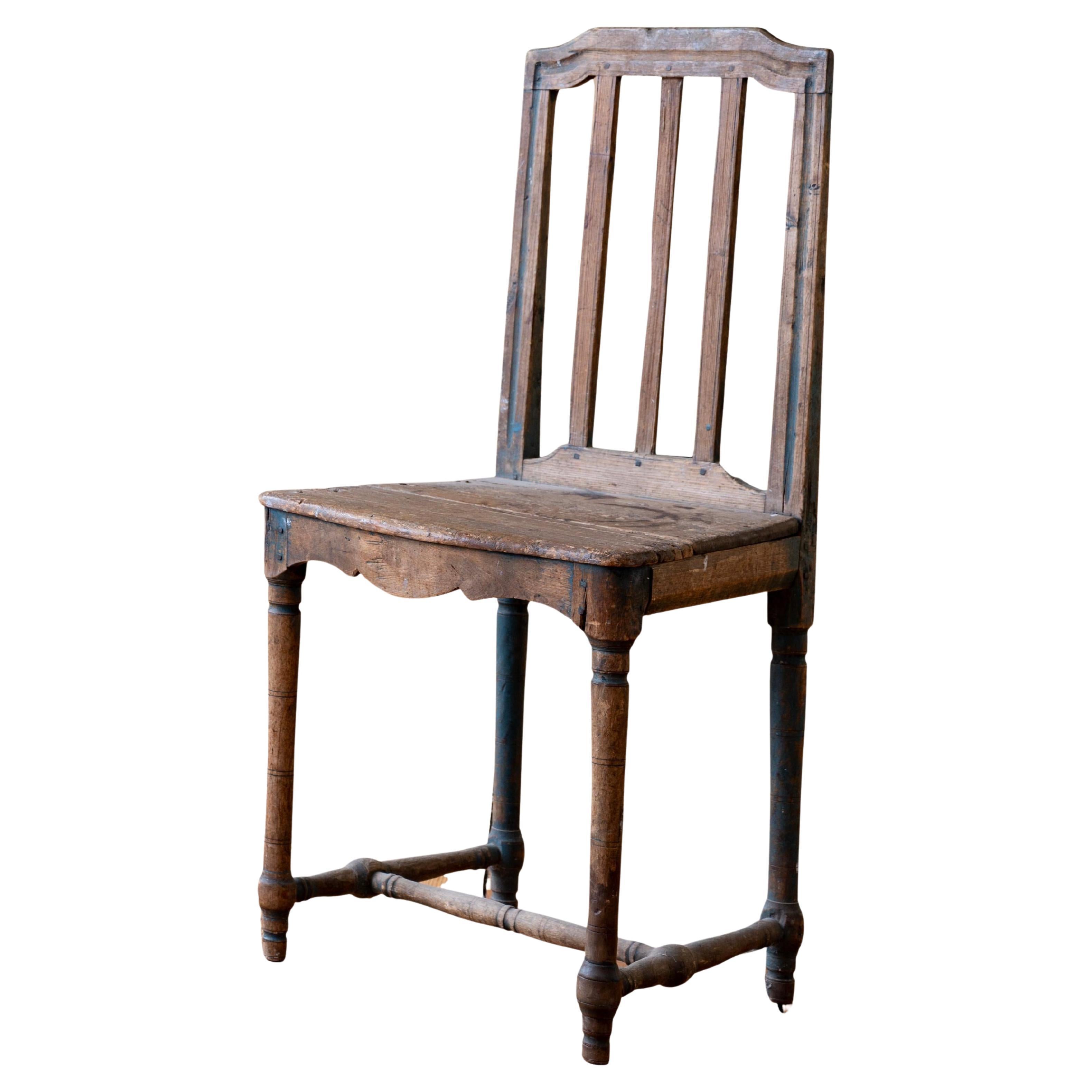 Gustavianischer Stuhl aus der Provinz des 19.