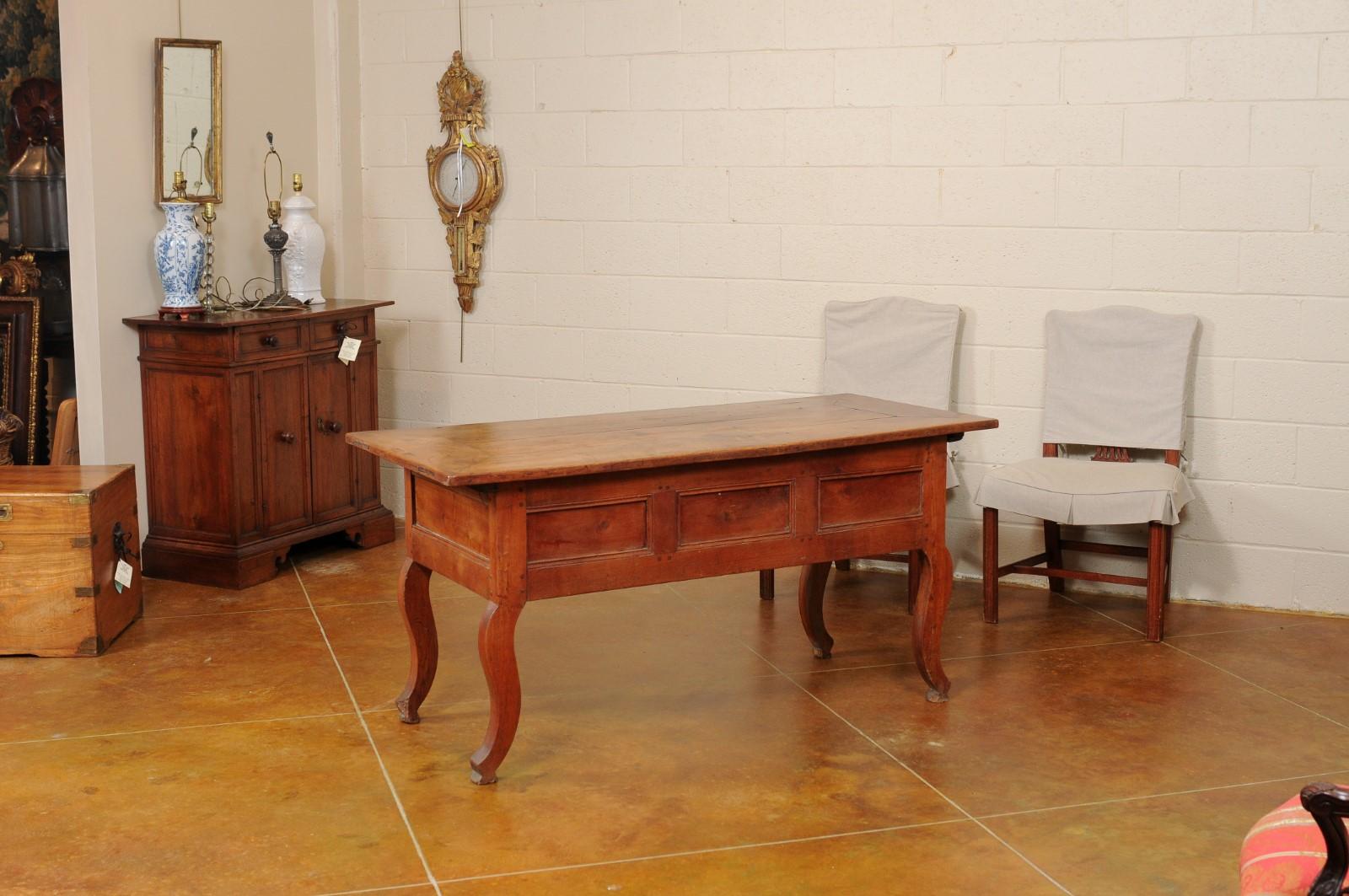 French 19th Century Provincial Louis XV Style Dough Bin in Walnut, France For Sale