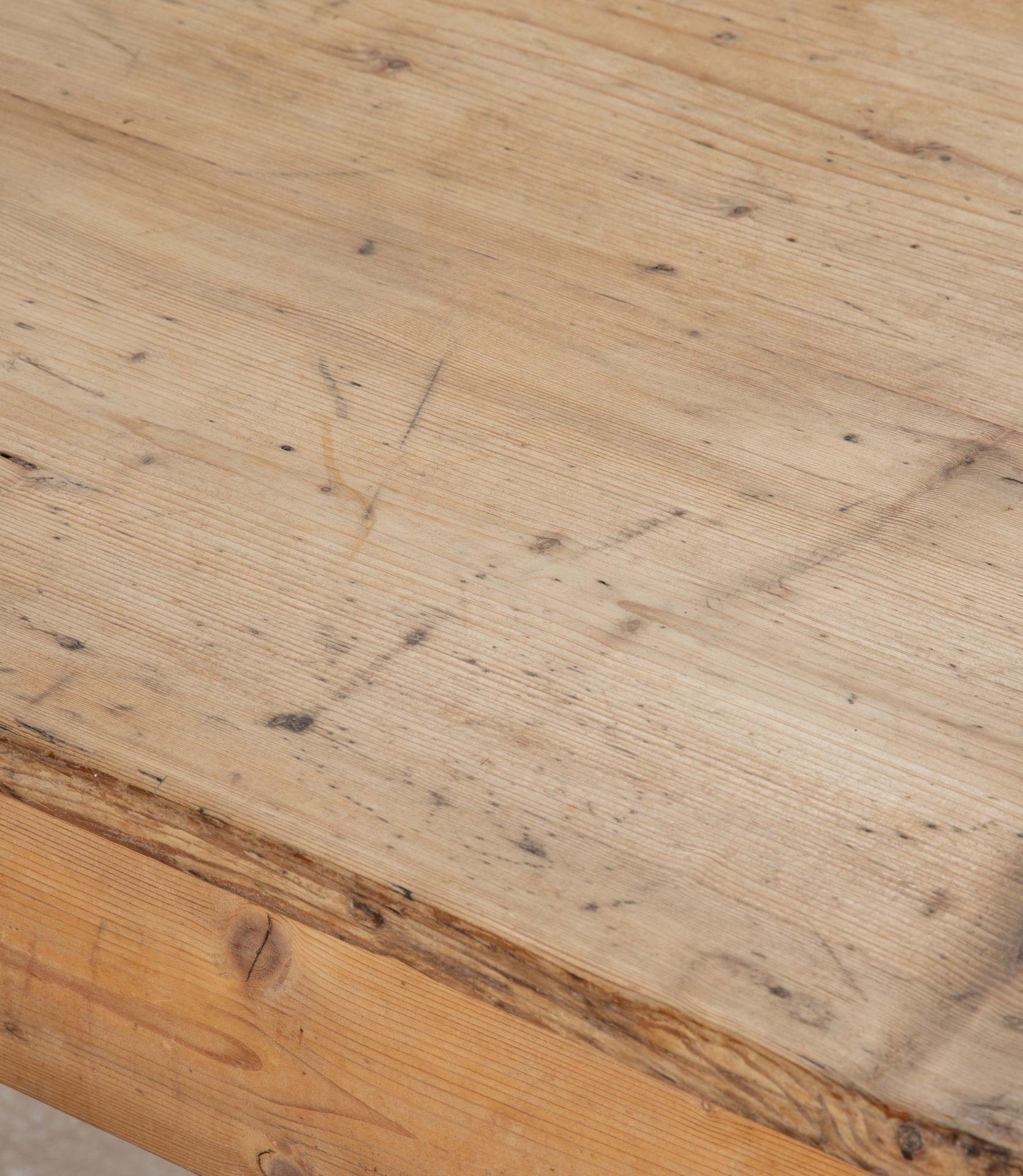 Pine 19th Century Provincial Swedish Wooden Console For Sale