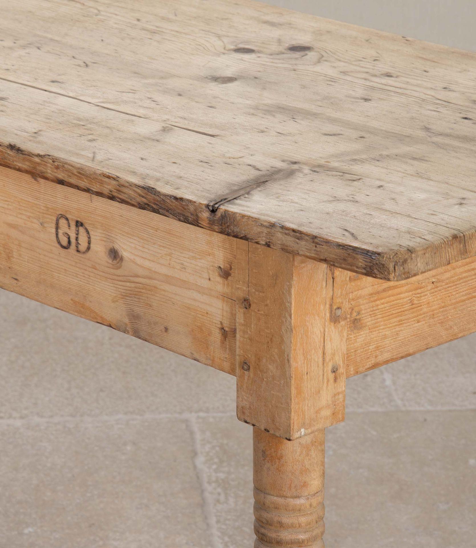 19th Century Provincial Swedish Wooden Console For Sale 3