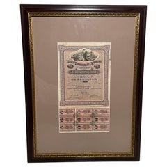 Certificado hipotecario puertorriqueño del siglo XIX