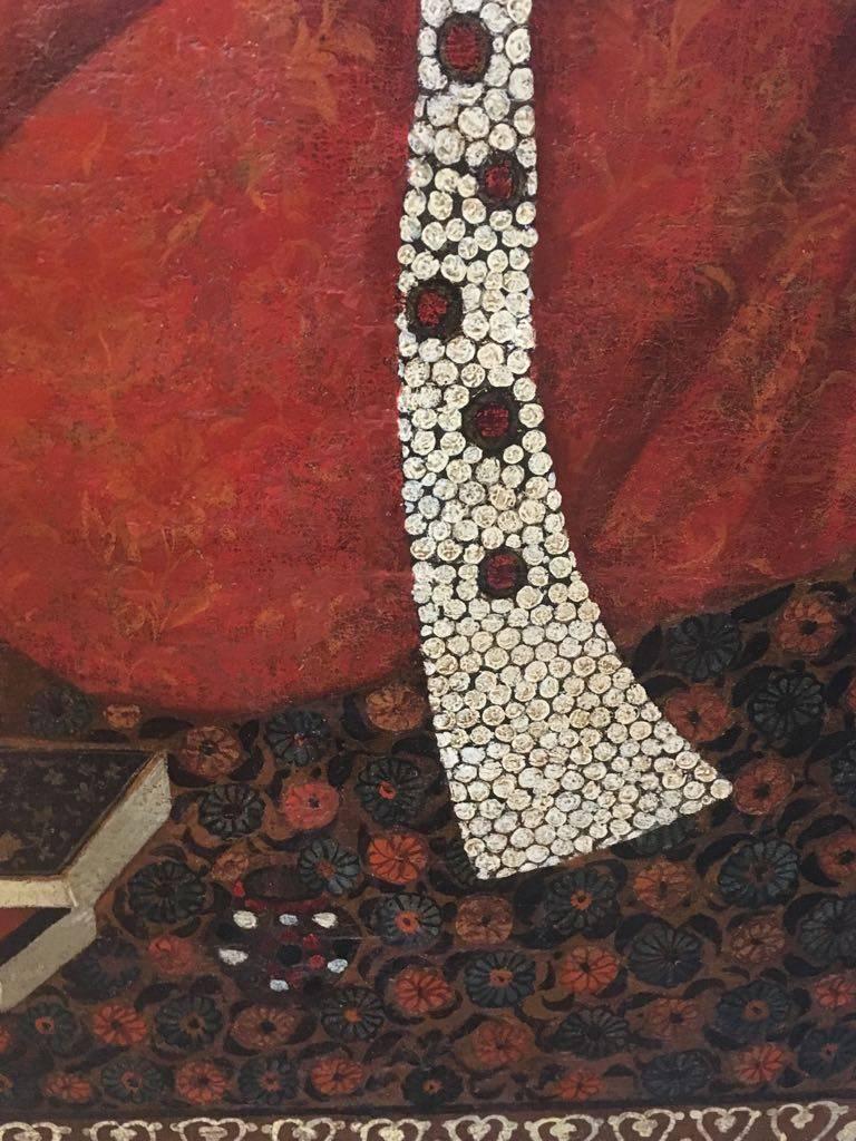 19th Century Qajar Oil Painting of Prince Mirza Mohammed Hassen In Excellent Condition For Sale In London, GB