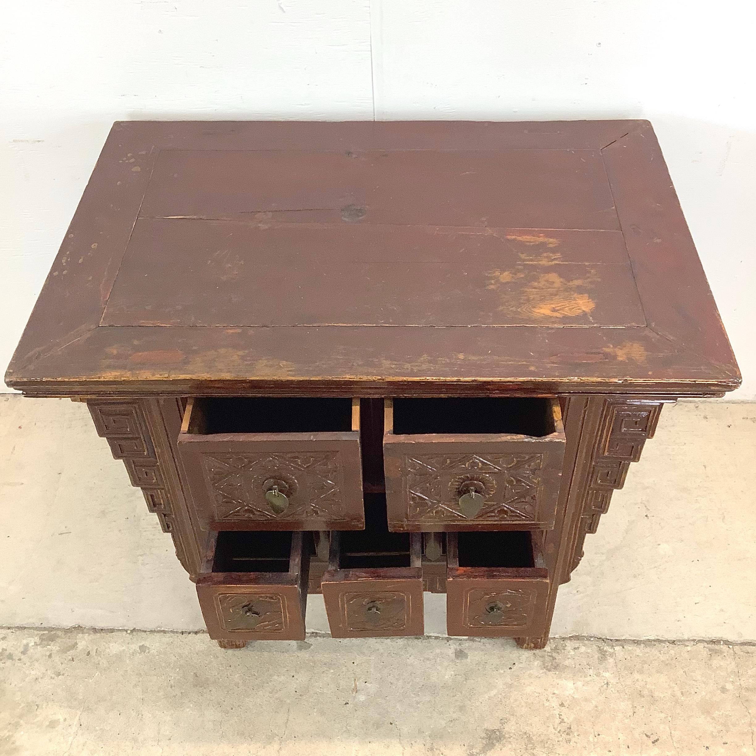 Autre Table à tiroirs de la dynastie Qing du 19e siècle en vente