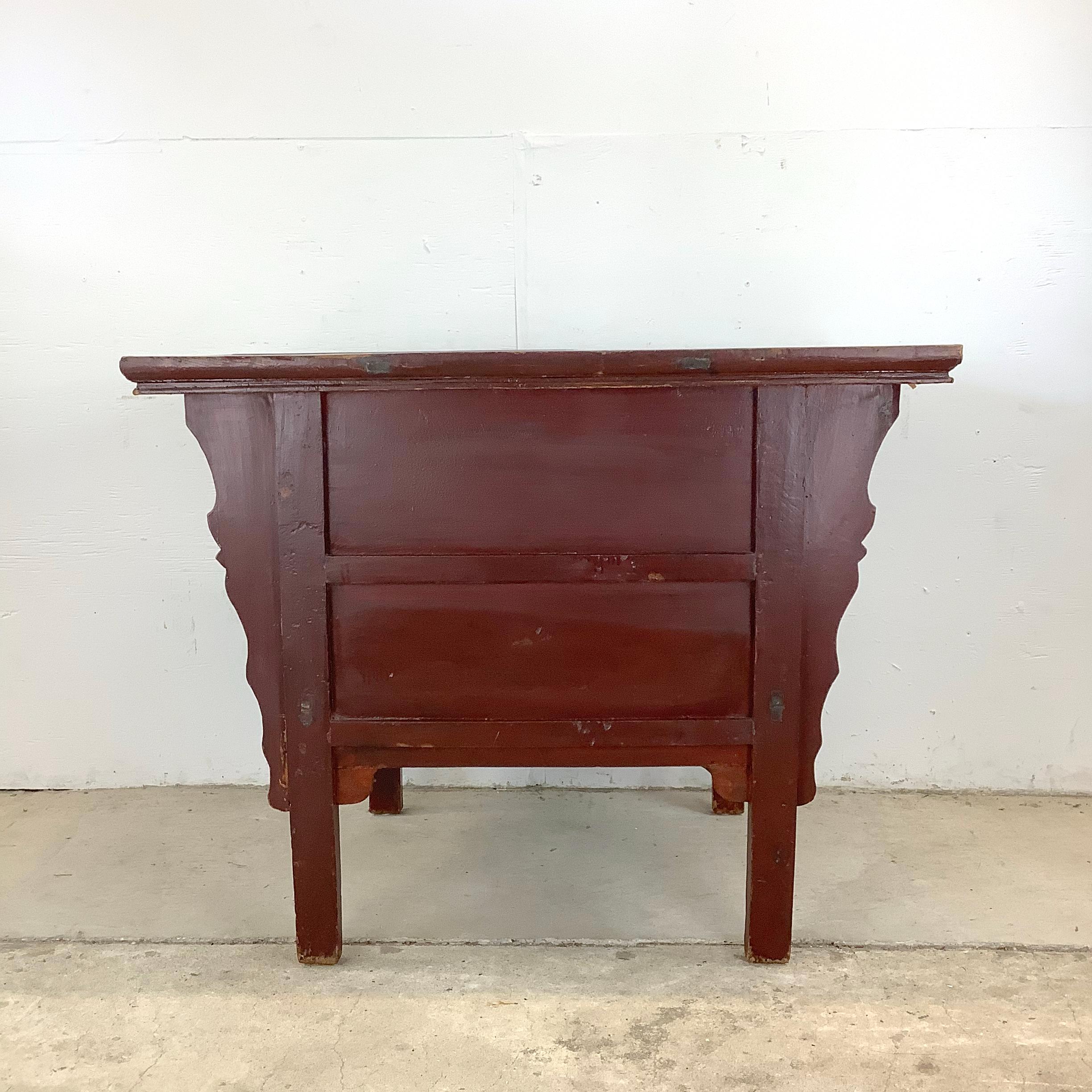 XIXe siècle Table à tiroirs de la dynastie Qing du 19e siècle en vente