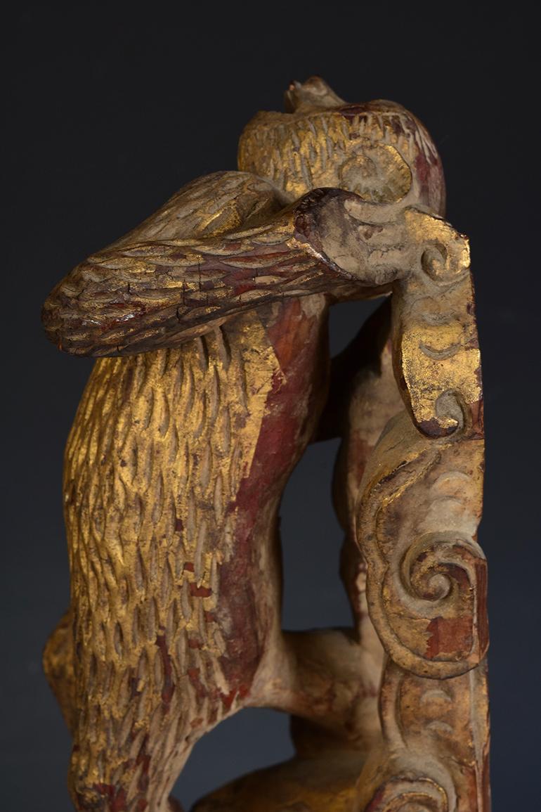 19th Century, Qing Dynasty, Antique Chinese Wooden Monkey 7