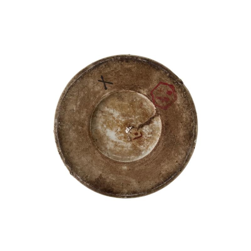 Siglo XIX Dinastía Qing China Famille Rose Soporte para sombrero o recipiente para cepillo Chino en venta