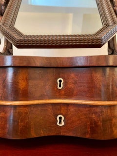 19th Century Quality Antique Victorian Mahogany Swing Mirror