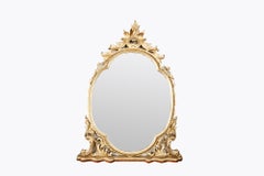 19th Century Quatrefoil Mantle Mirror