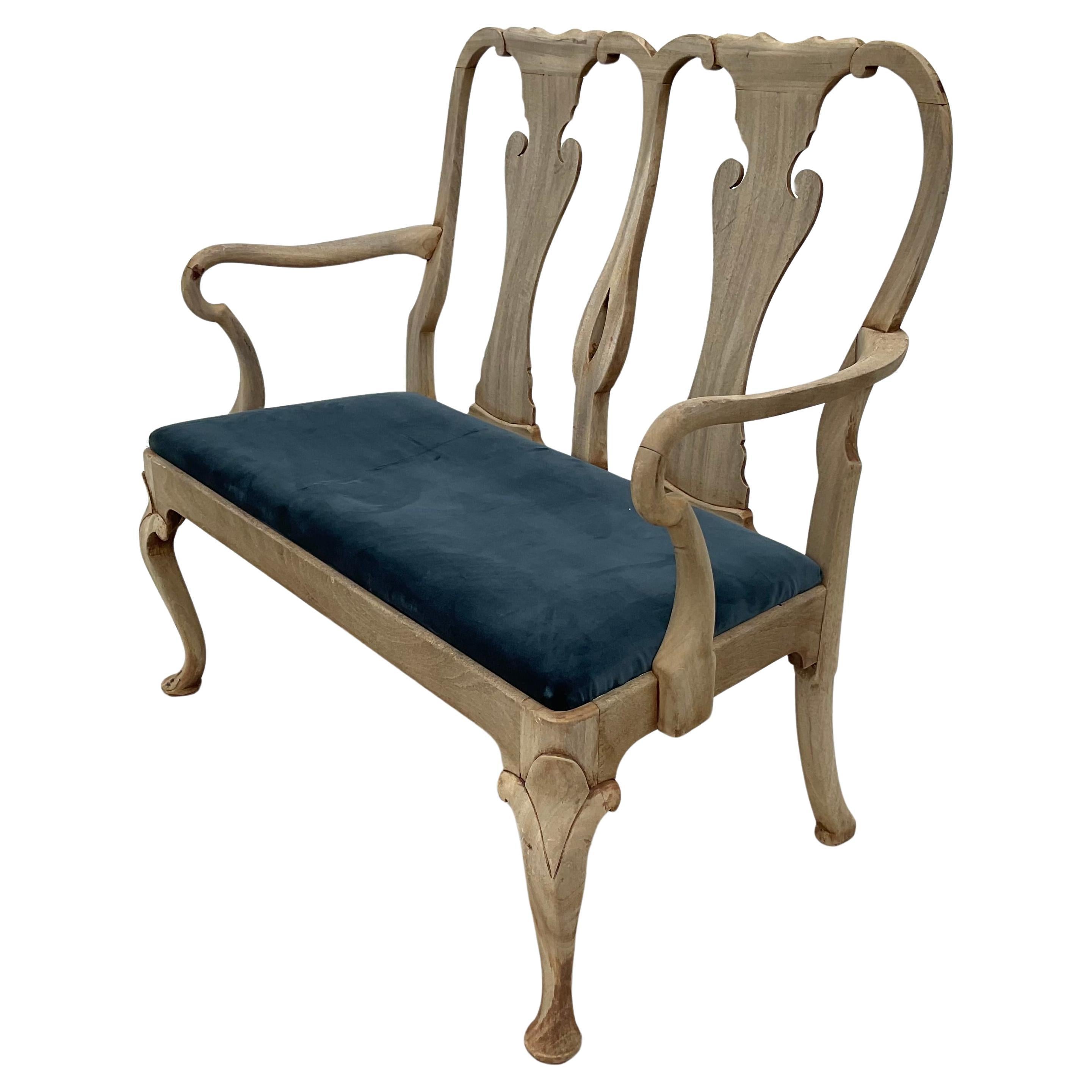 Queen Anne-Sessel aus dem 19. Jahrhundert im Zustand „Gut“ im Angebot in Bradenton, FL