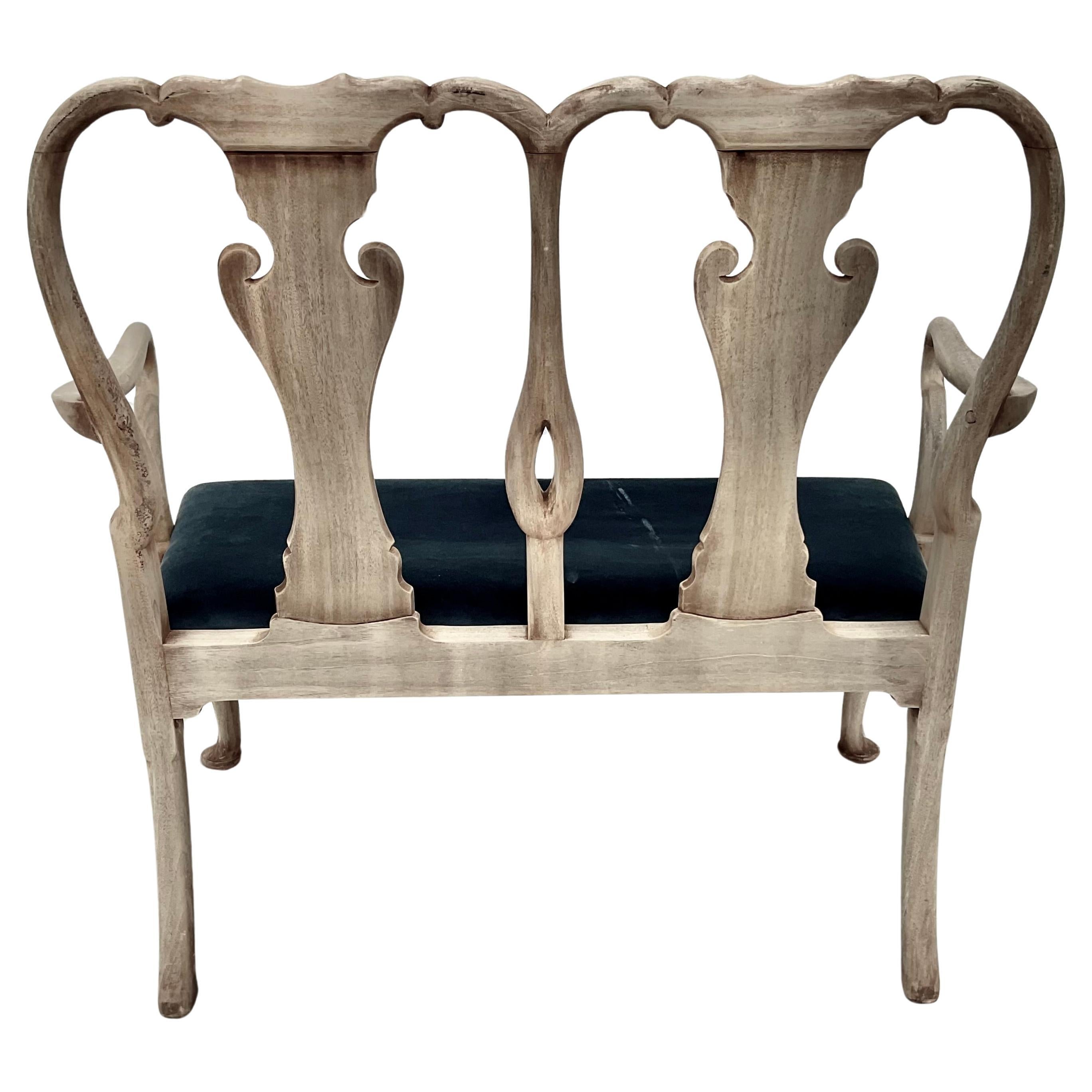 Queen Anne-Sessel aus dem 19. Jahrhundert im Angebot 1