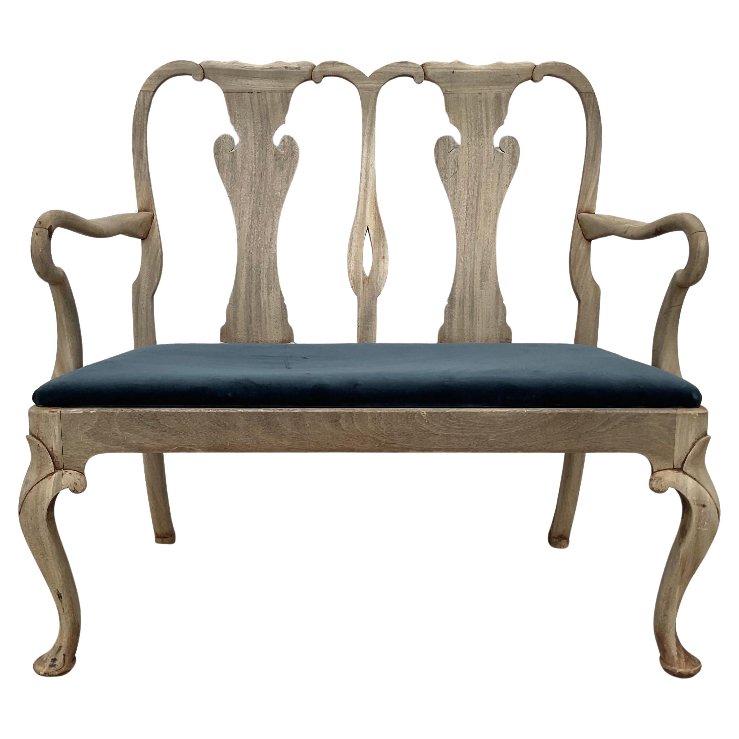 Queen Anne-Sessel aus dem 19. Jahrhundert
