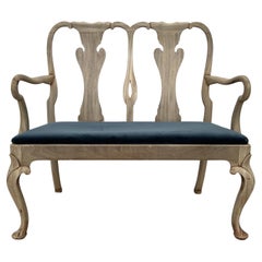 Queen Anne-Sessel aus dem 19. Jahrhundert