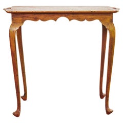 Table à plateau laquée de style Queen Anne du 19ème siècle par Ira Yeager