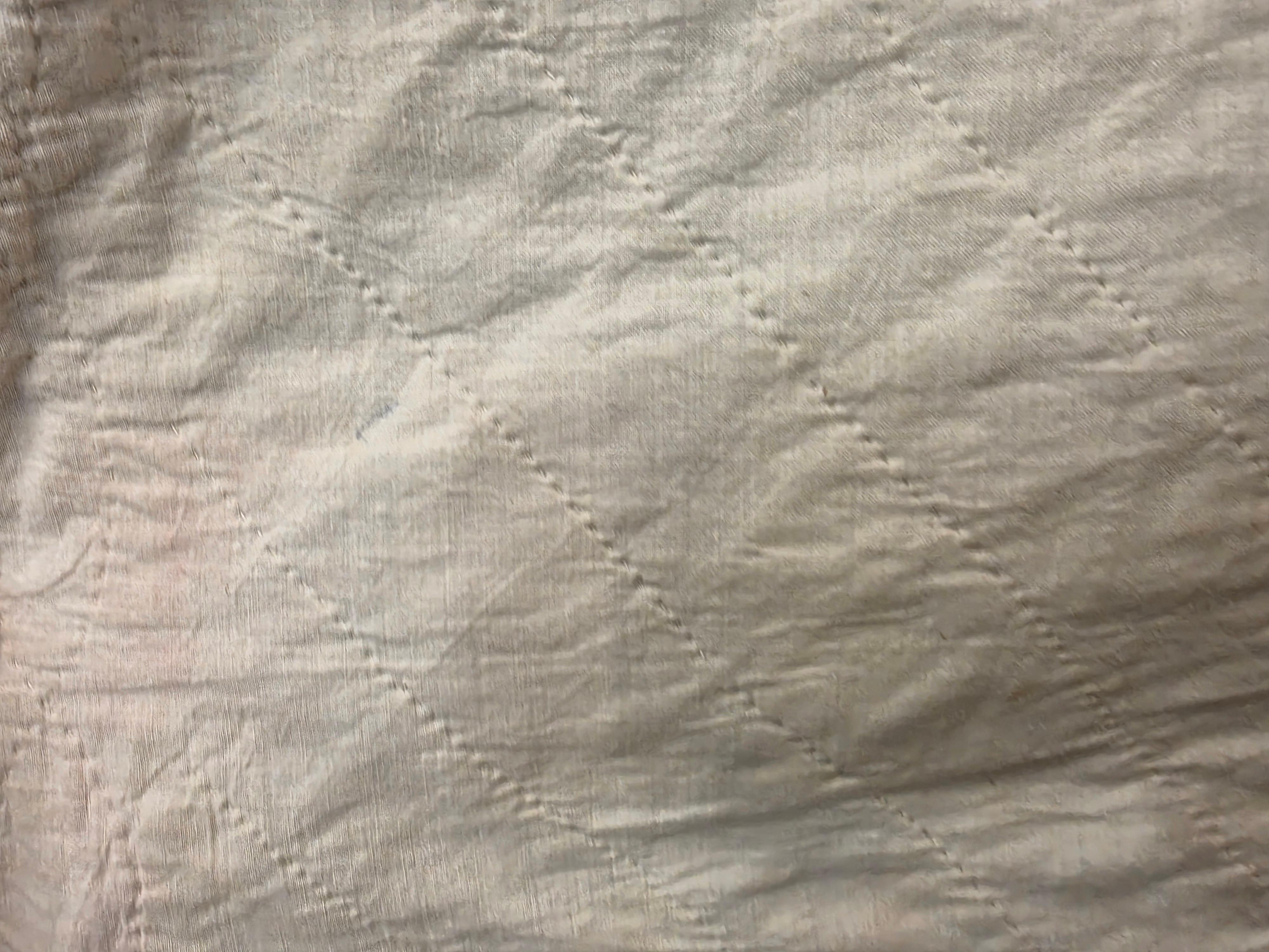19th Century Quilt Princess Feather and Rose Pattern Circa 1830 For Sale 6