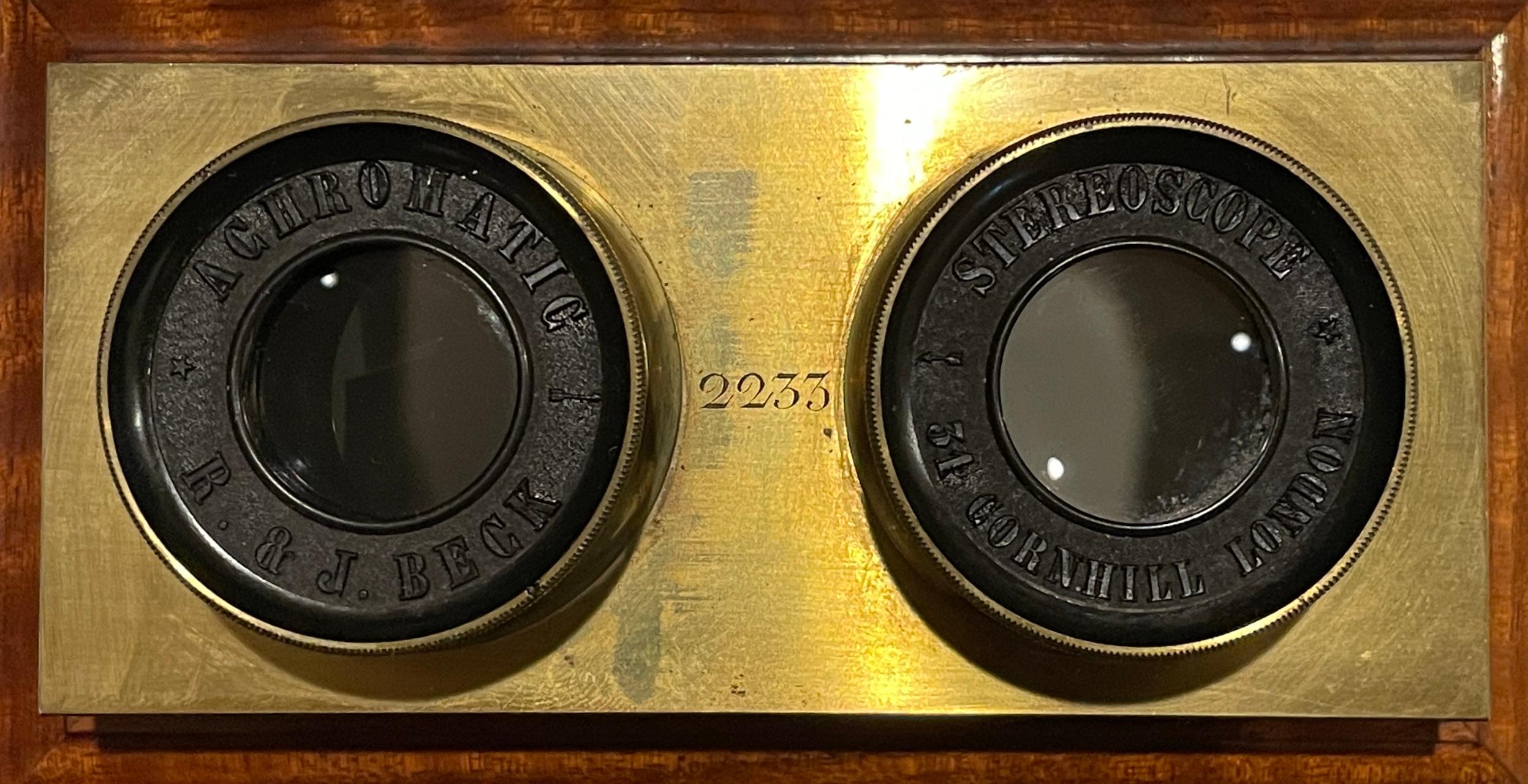 R. & J. Beck Stereoscope aus dem 19. Jahrhundert (Geprägt) im Angebot
