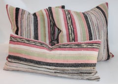 19th Century Rag Rug Pillows