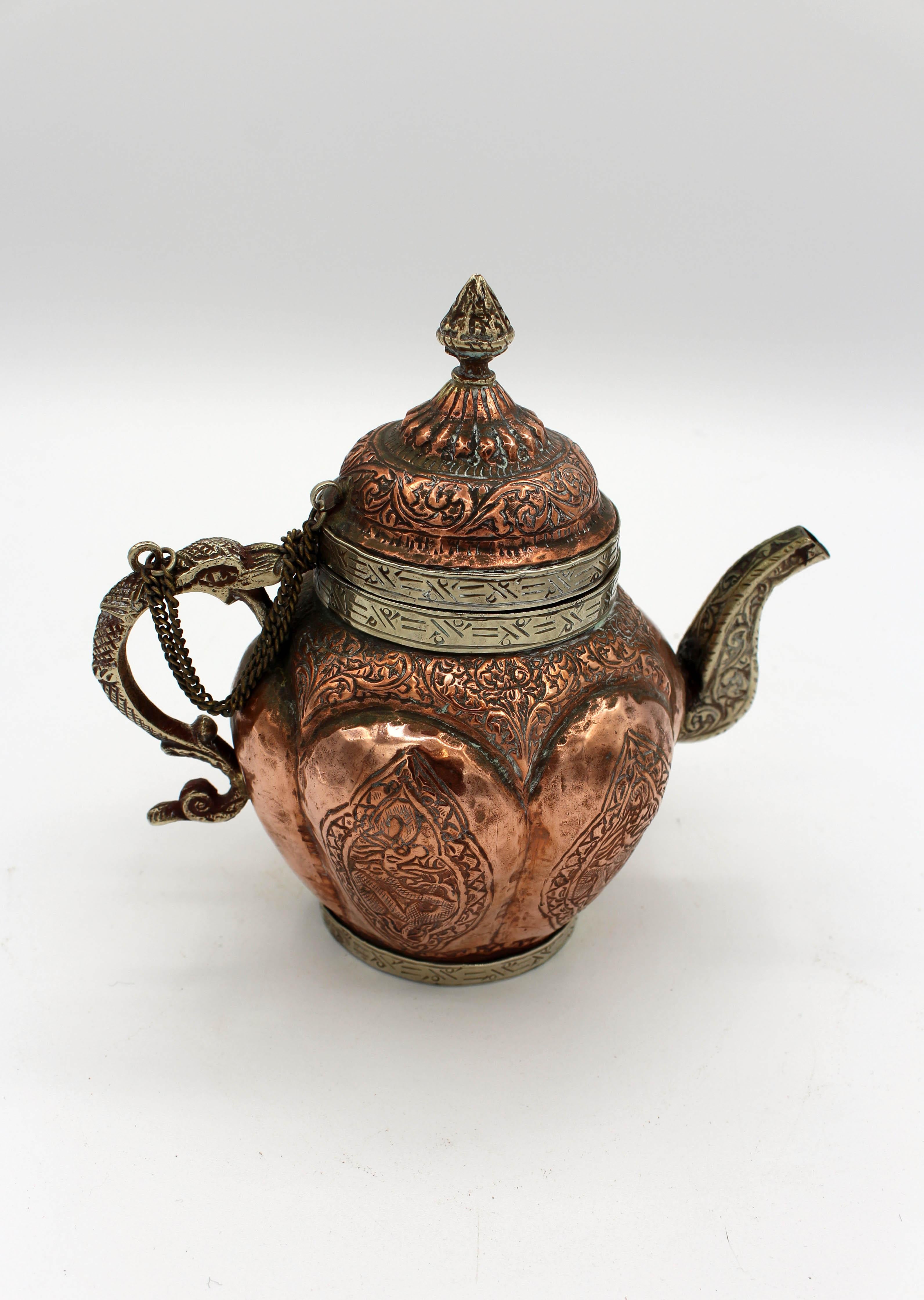 Service à thé et café d'époque Raj du 19ème siècle, 4 pièces Bon état - En vente à Chapel Hill, NC