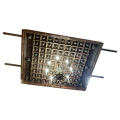 19th Century Rajasthan Temple Piece with Antique Chandelier