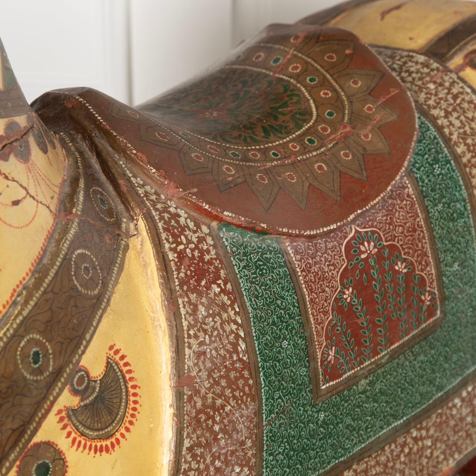 19th Century Rajasthani Wedding Horse In Good Condition In Gloucestershire, GB