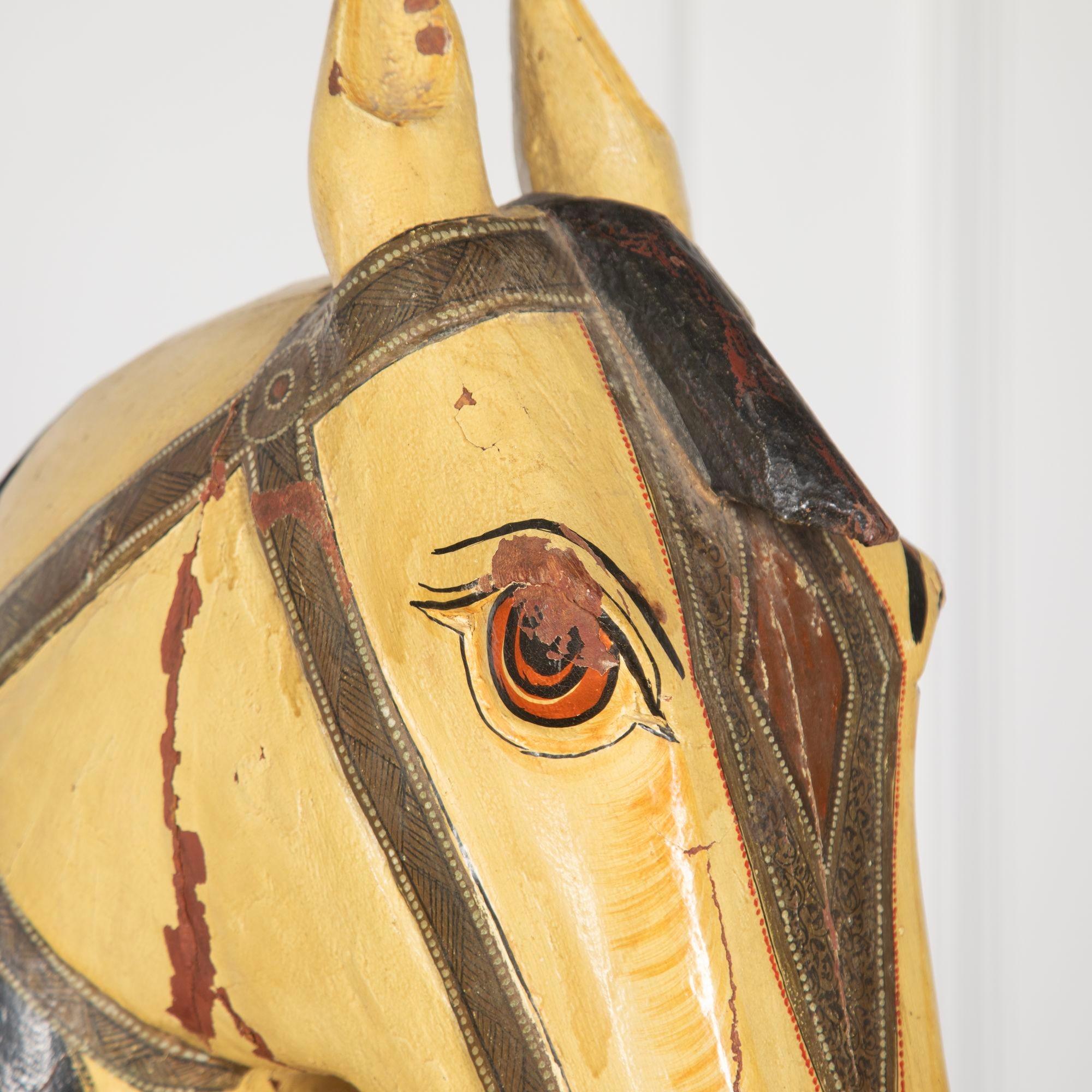 19th Century Rajasthani Wedding Horse For Sale 3