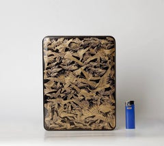 19th century Rare and unique art deco lacquer box