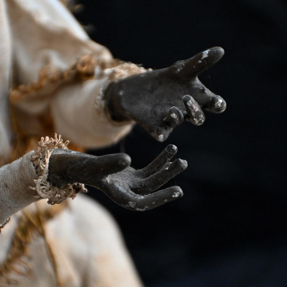 19th Century Rare Black Madonna Figure For Sale 5