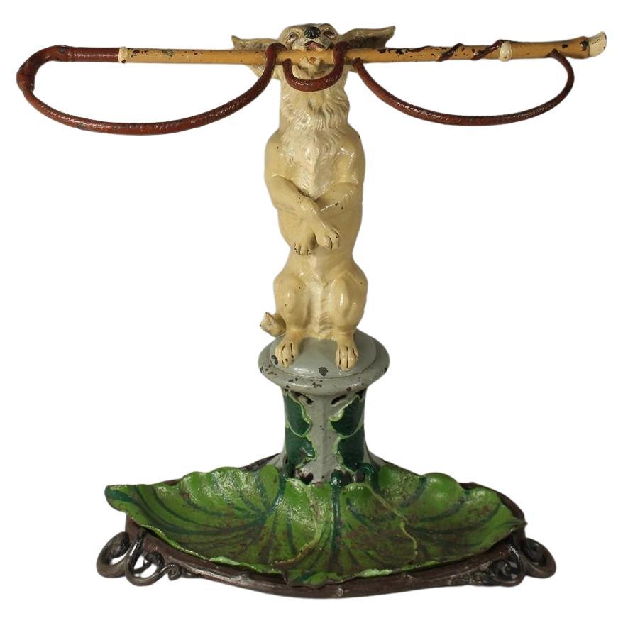 19th century Rare Coalbrookdale cast iron stick /umbrella stand
