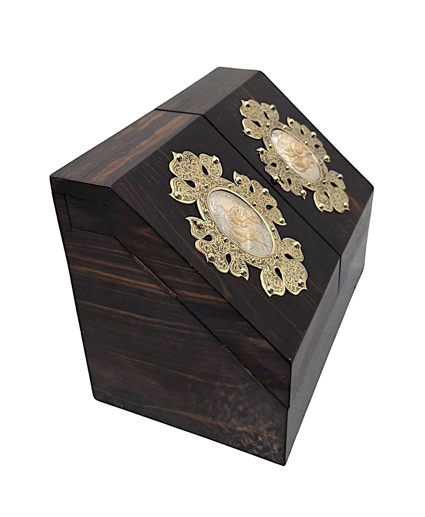 19th Century Rare Coromandel Desk Set For Sale 6