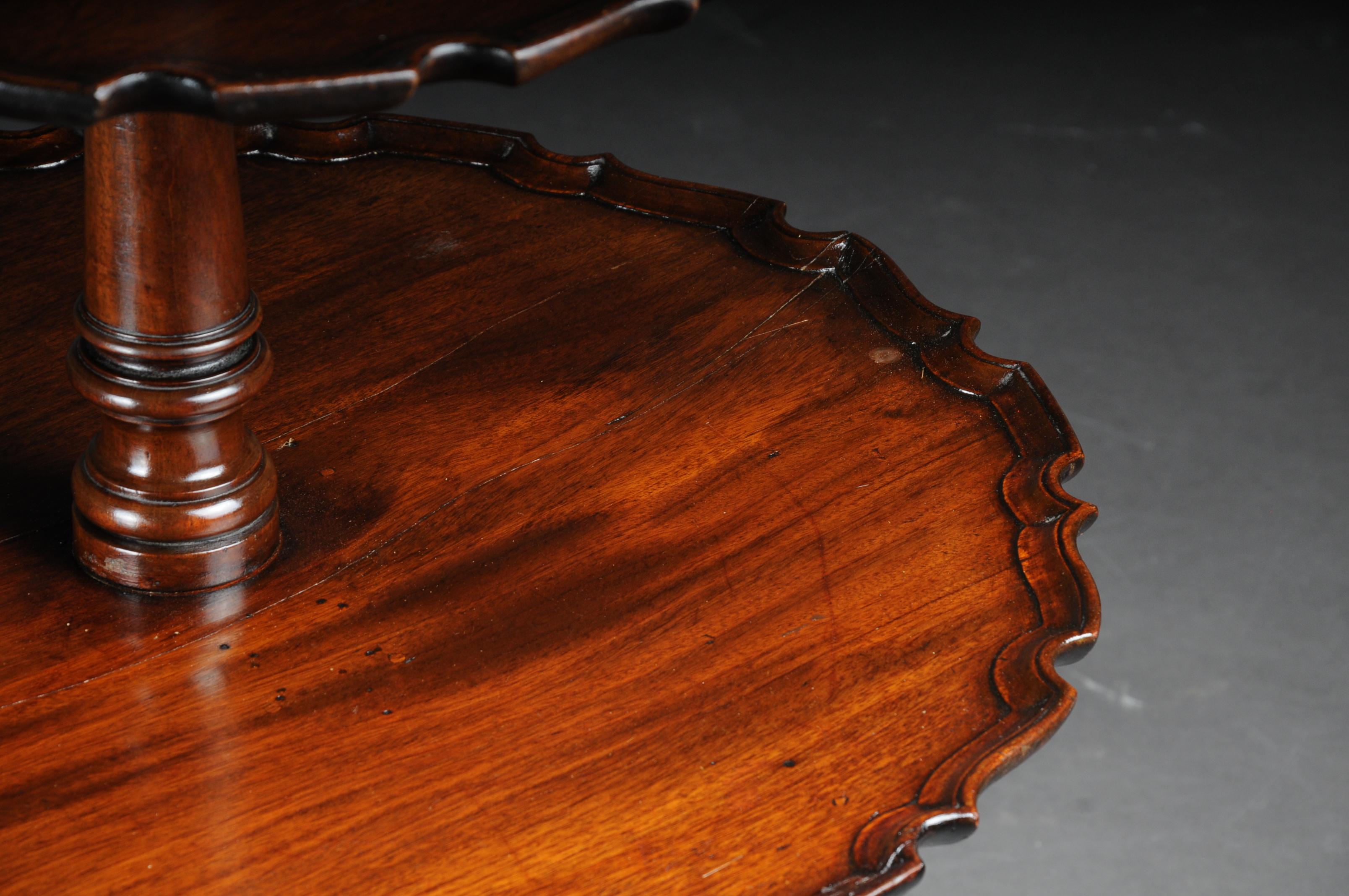 Rare table d'appoint / étagère anglaise du 19ème siècle, victorienne, acajou en vente 4