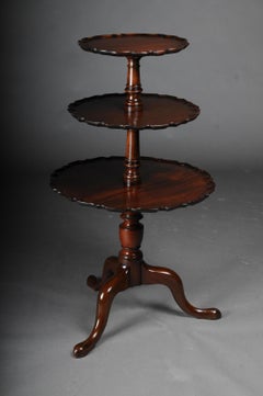 19th Century Rare English Side Table / Étagère, Victorian, Mahogany