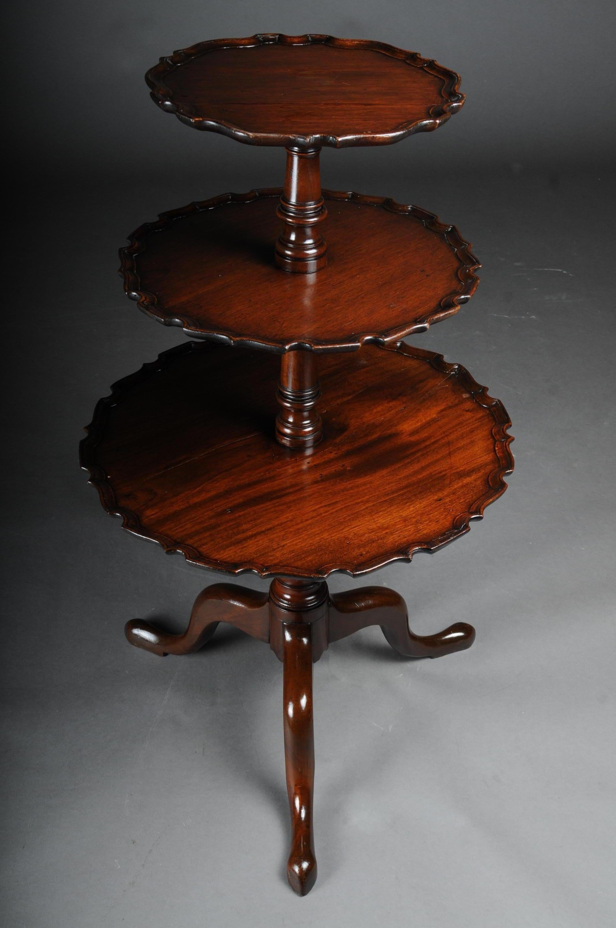 Victorien Rare table d'appoint / étagère anglaise du 19ème siècle, victorienne, acajou en vente
