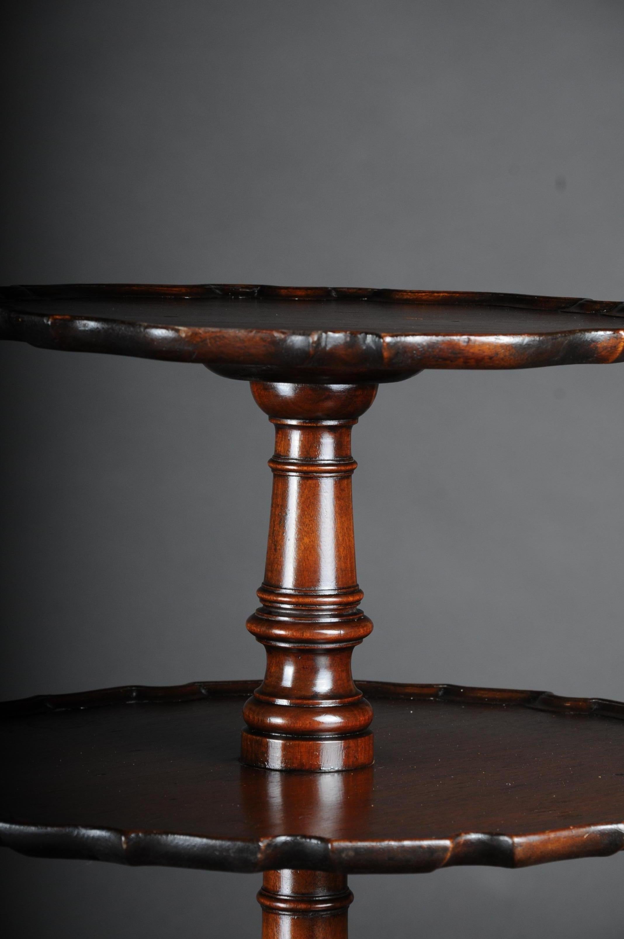 Rare table d'appoint / étagère anglaise du 19ème siècle, victorienne, acajou en vente 1