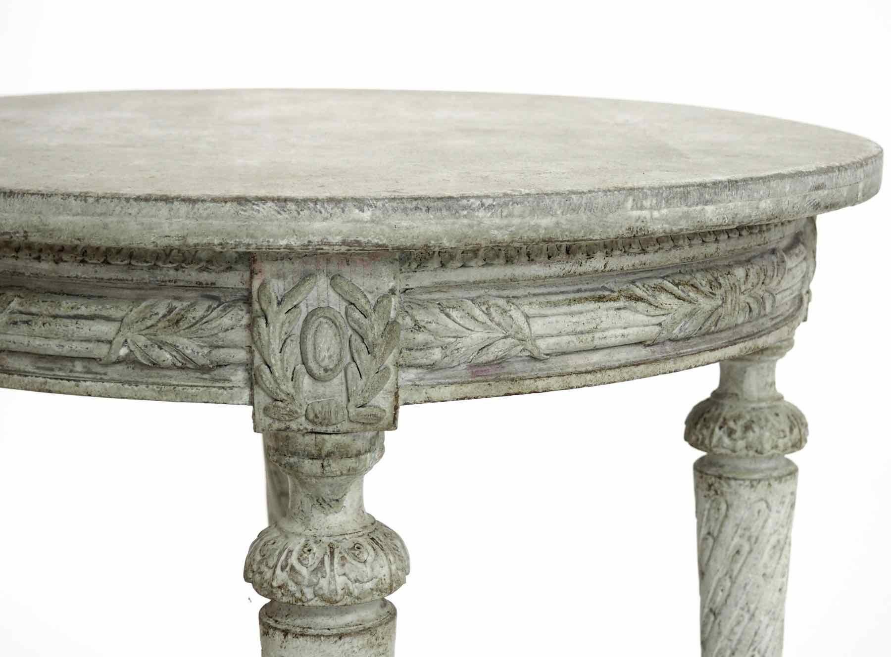 19th Century Rare Freestanding Gustavian Style Centre Table 1