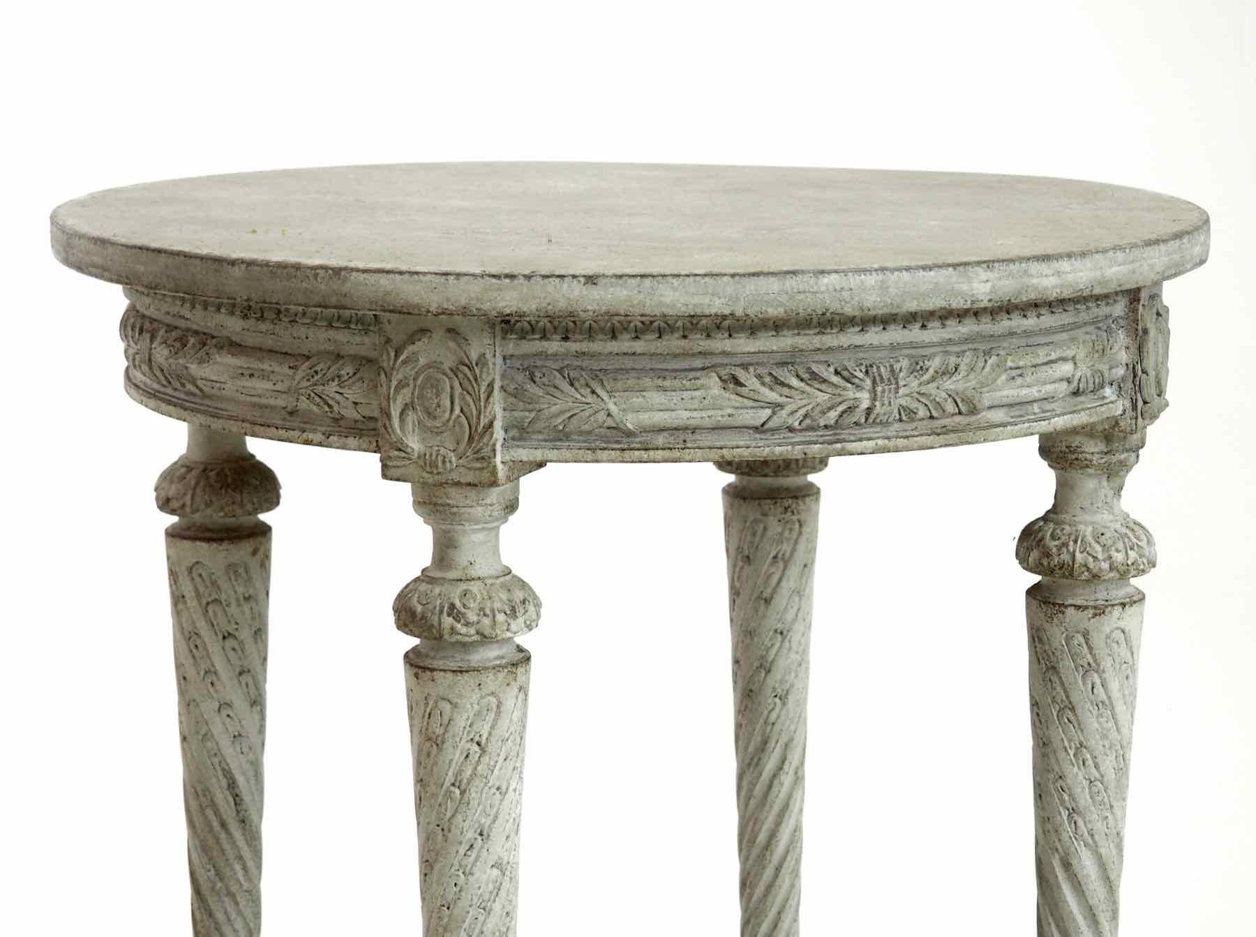 19th Century Rare Freestanding Gustavian Style Centre Table 5
