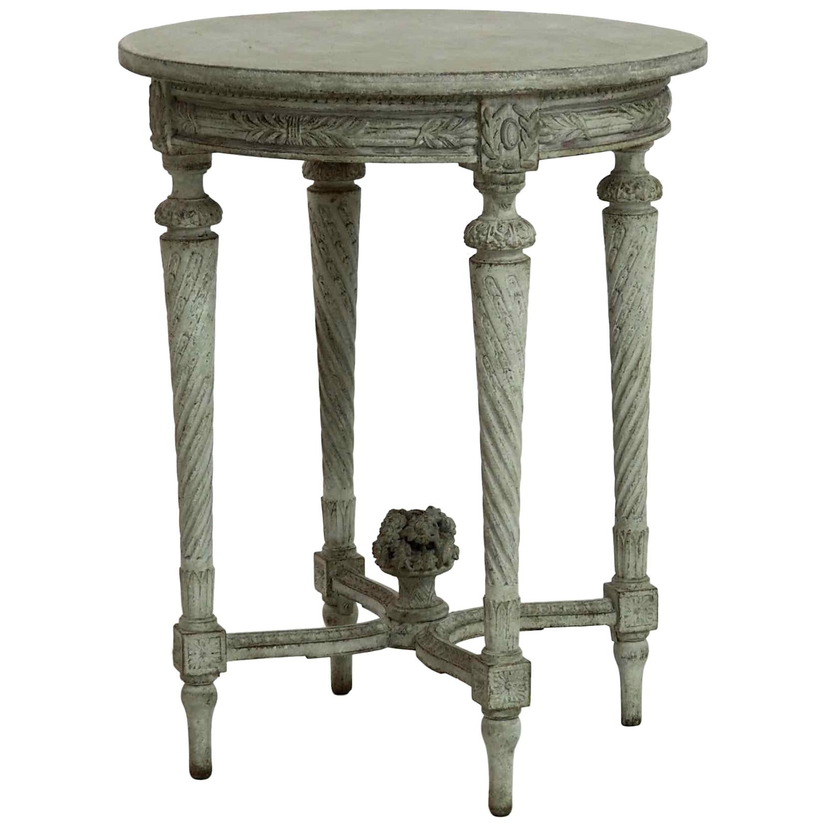 19th Century Rare Freestanding Gustavian Style Centre Table