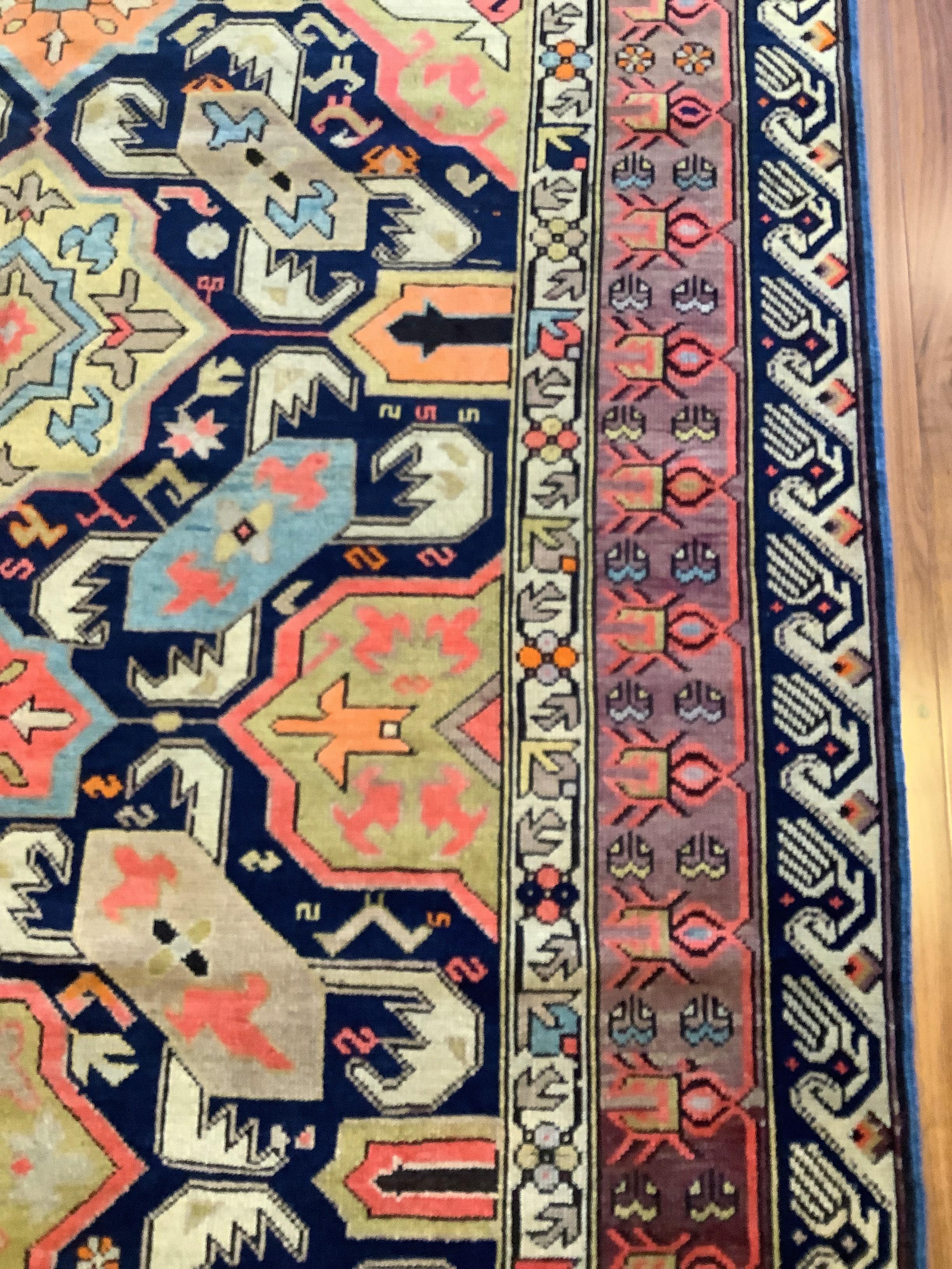 19th Century Rare Karabagh Gallery Carpet For Sale 6