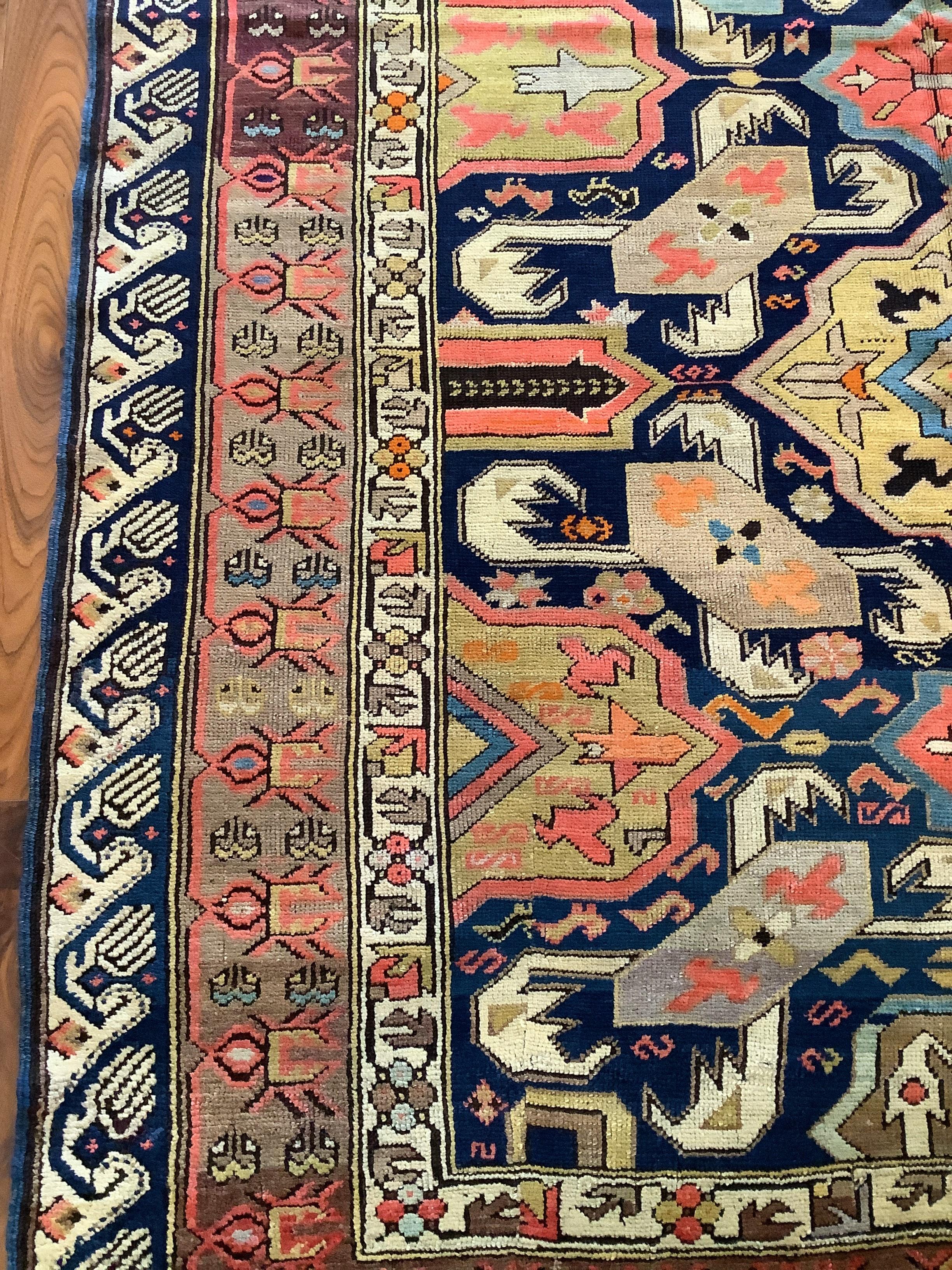 19th Century Rare Karabagh Gallery Carpet For Sale 10