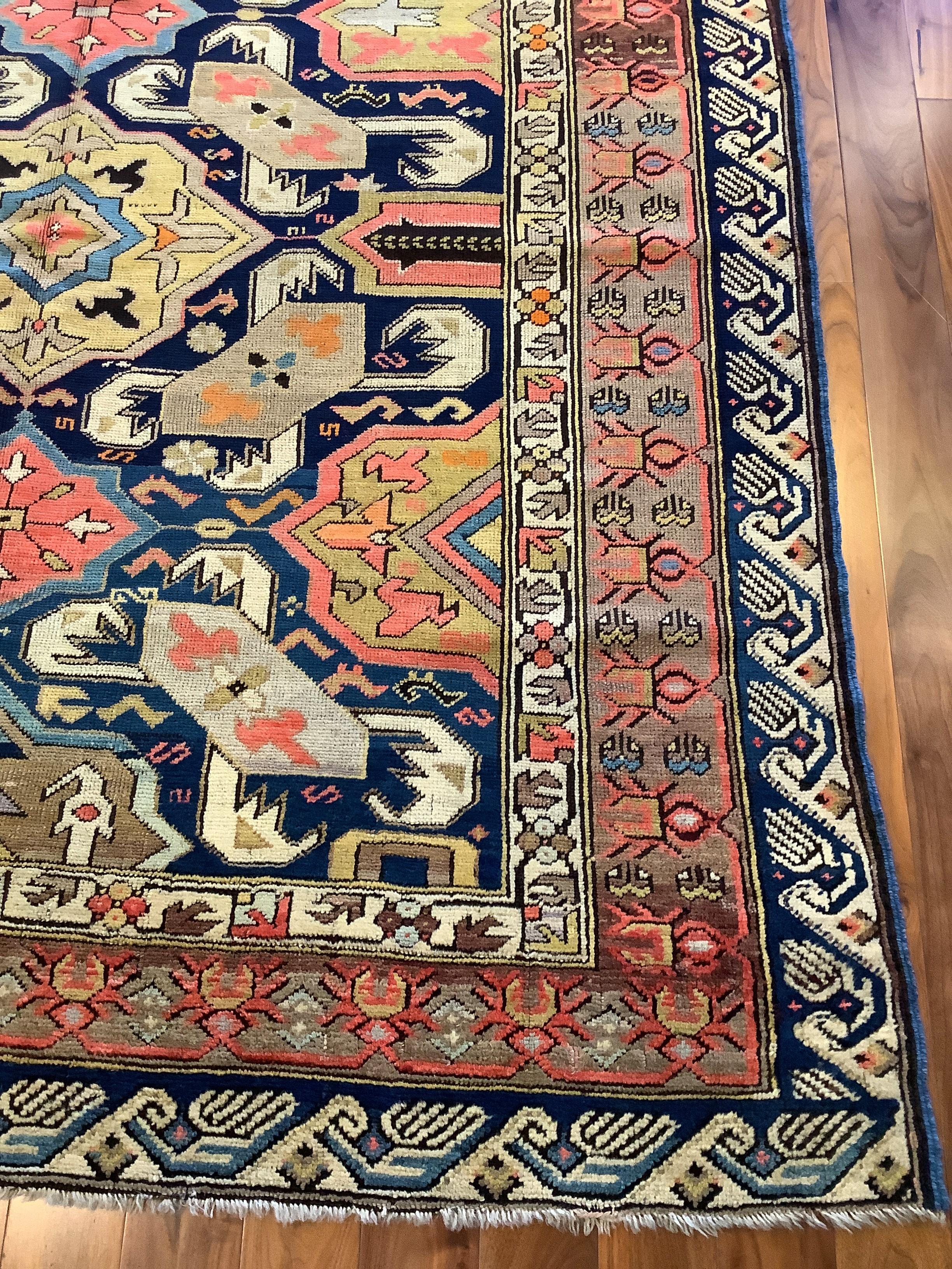 Armenian 19th Century Rare Karabagh Gallery Carpet For Sale