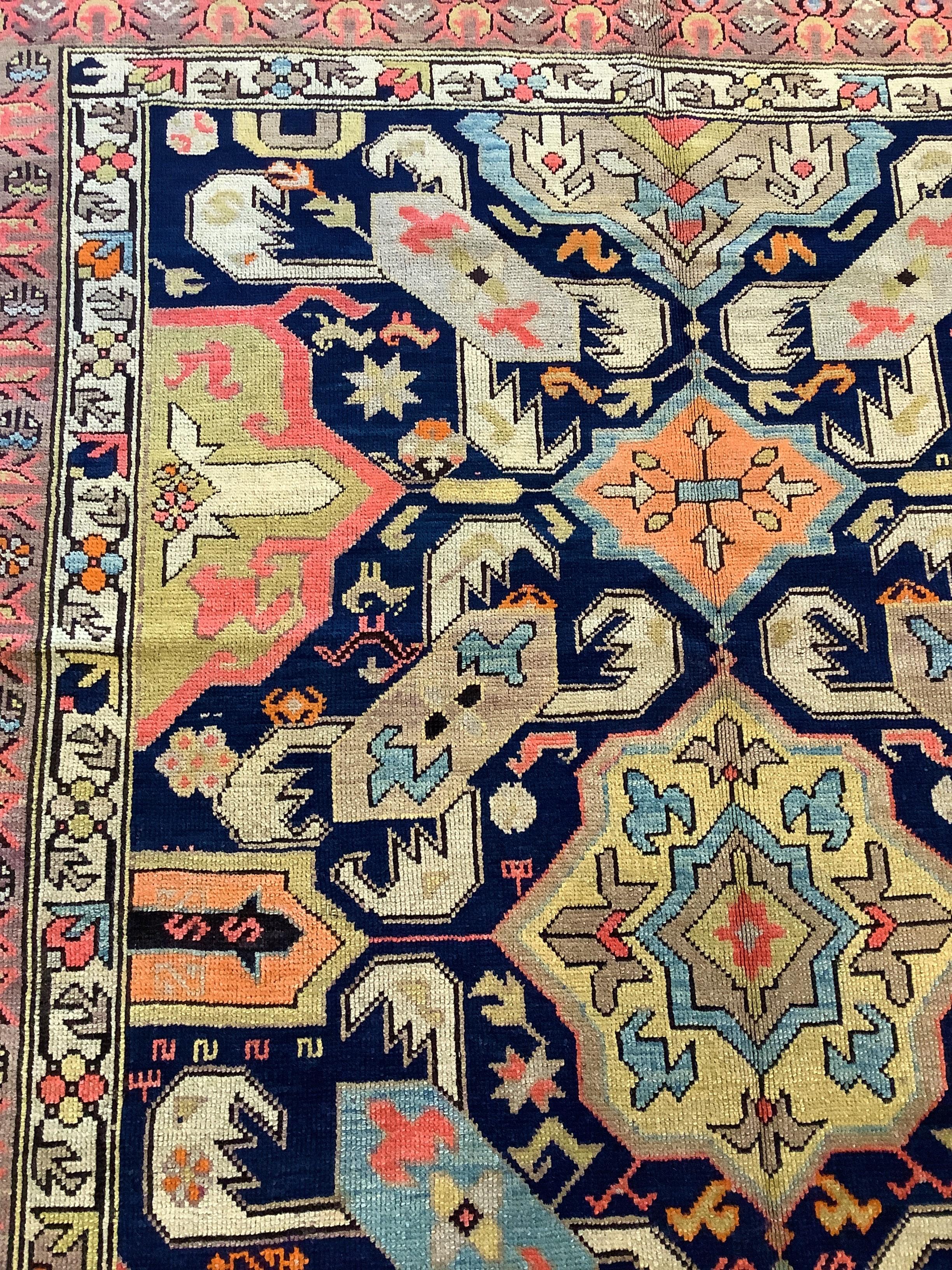 19th Century Rare Karabagh Gallery Carpet For Sale 2