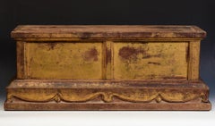 19th Century, Rattanakosin, Antique Thai Manuscript Wooden Chest