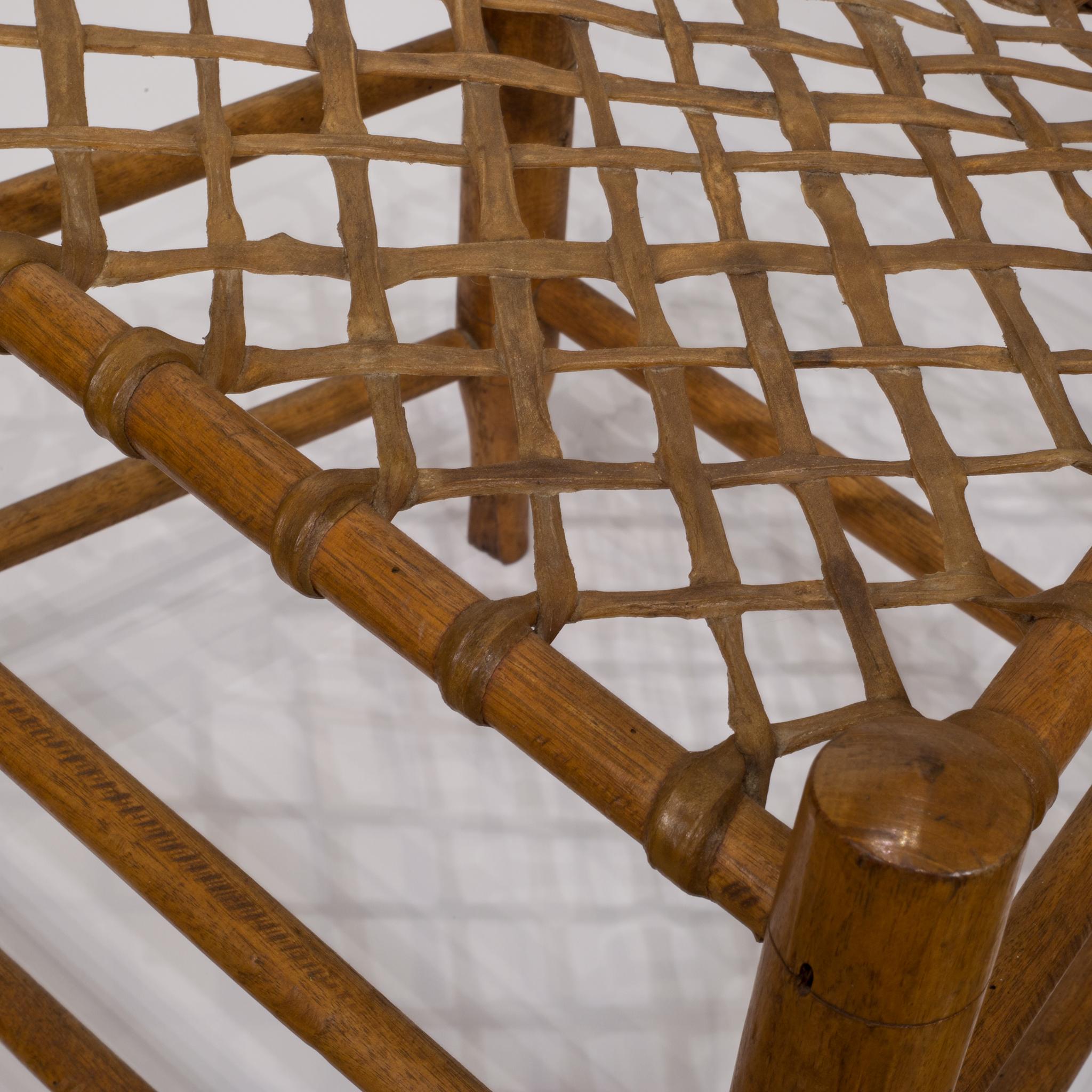 19th Century Rawhide Chairs from Historic Oregon Commune, circa 1856 7