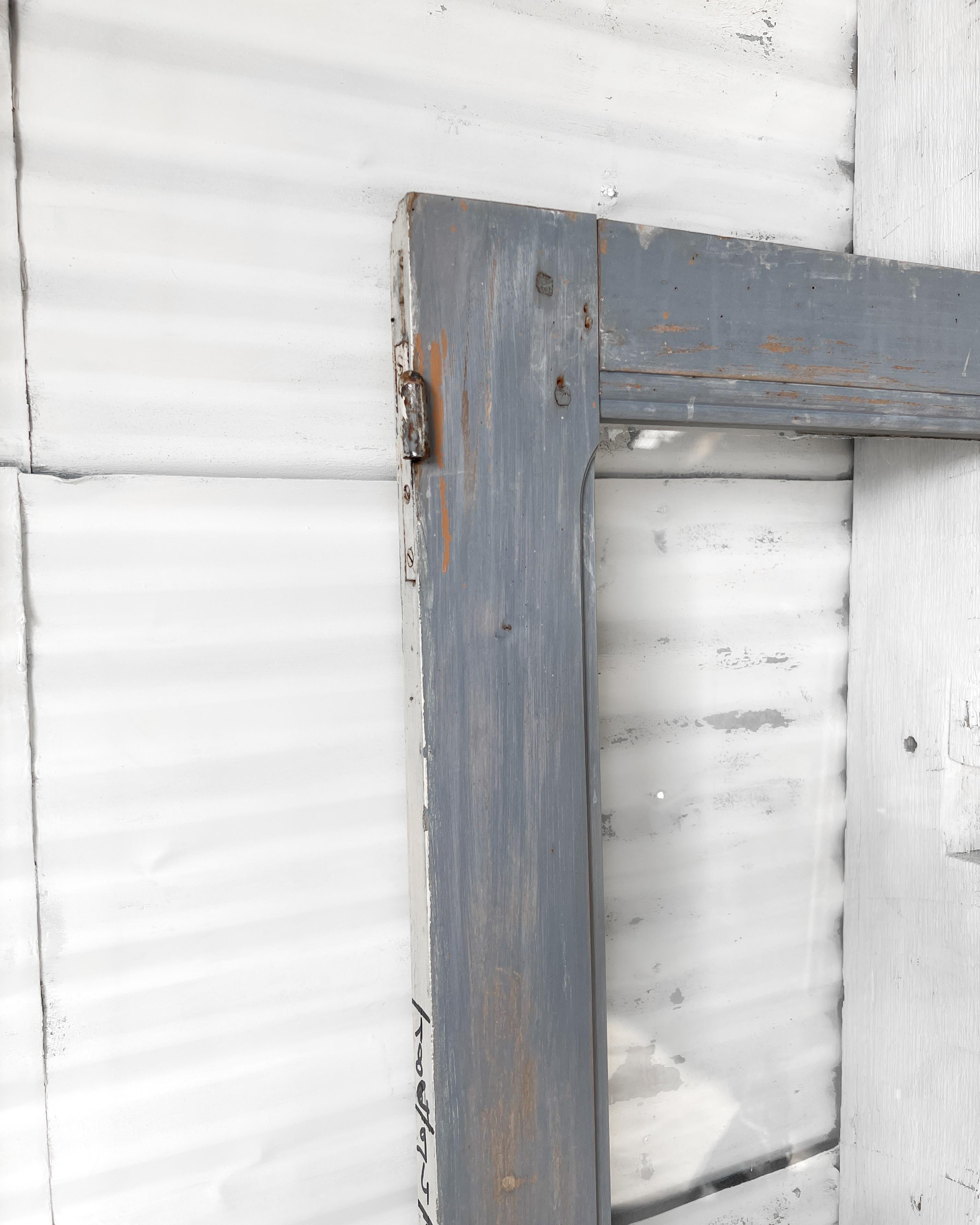 19th Century Reclaimed 2-Lite French Door For Sale 1