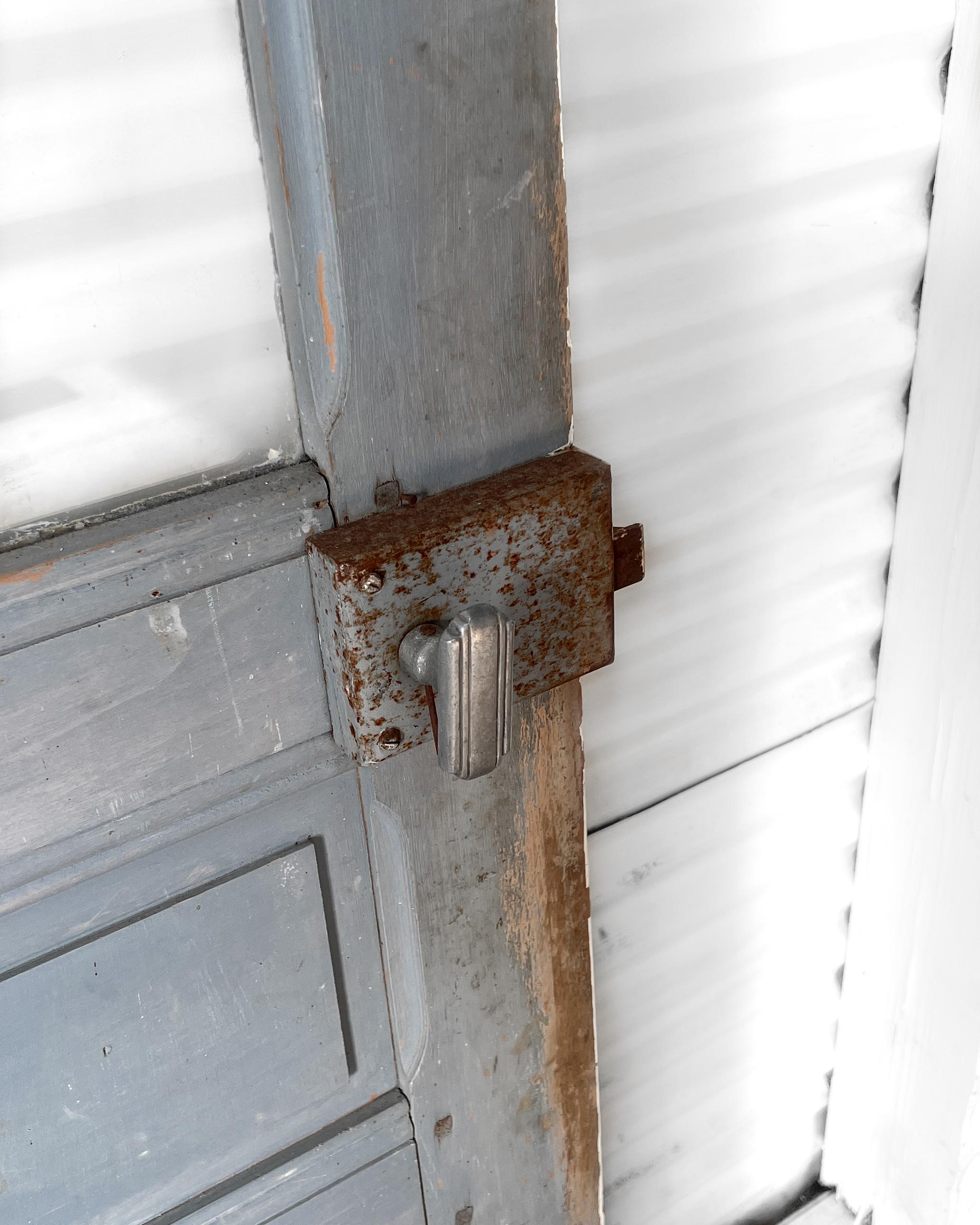 19th Century Reclaimed 2-Lite French Door For Sale 2